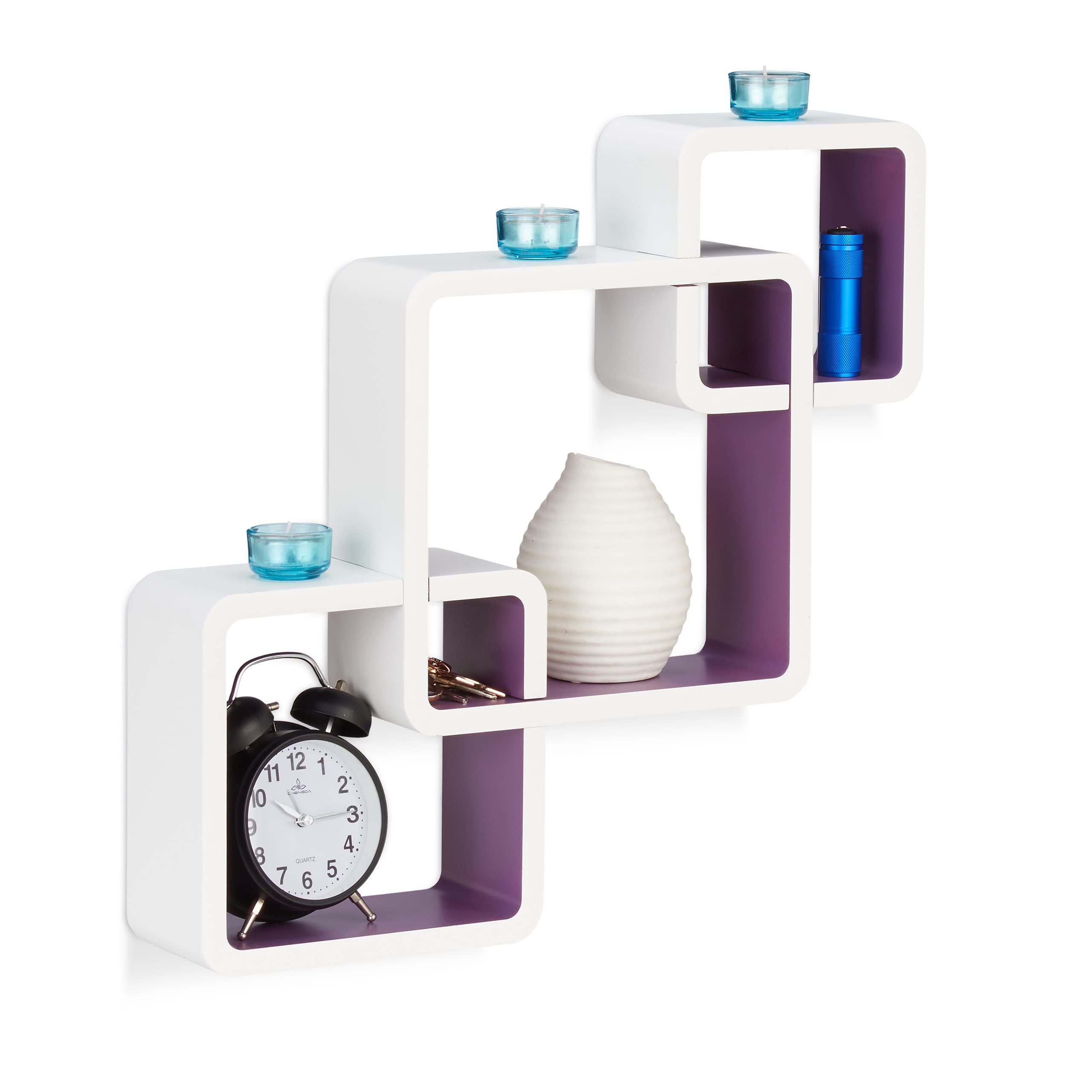 relaxdays-wandregal-f-cher-3-teilig-mdf-h-ngeregal-wei-gr-n image 7