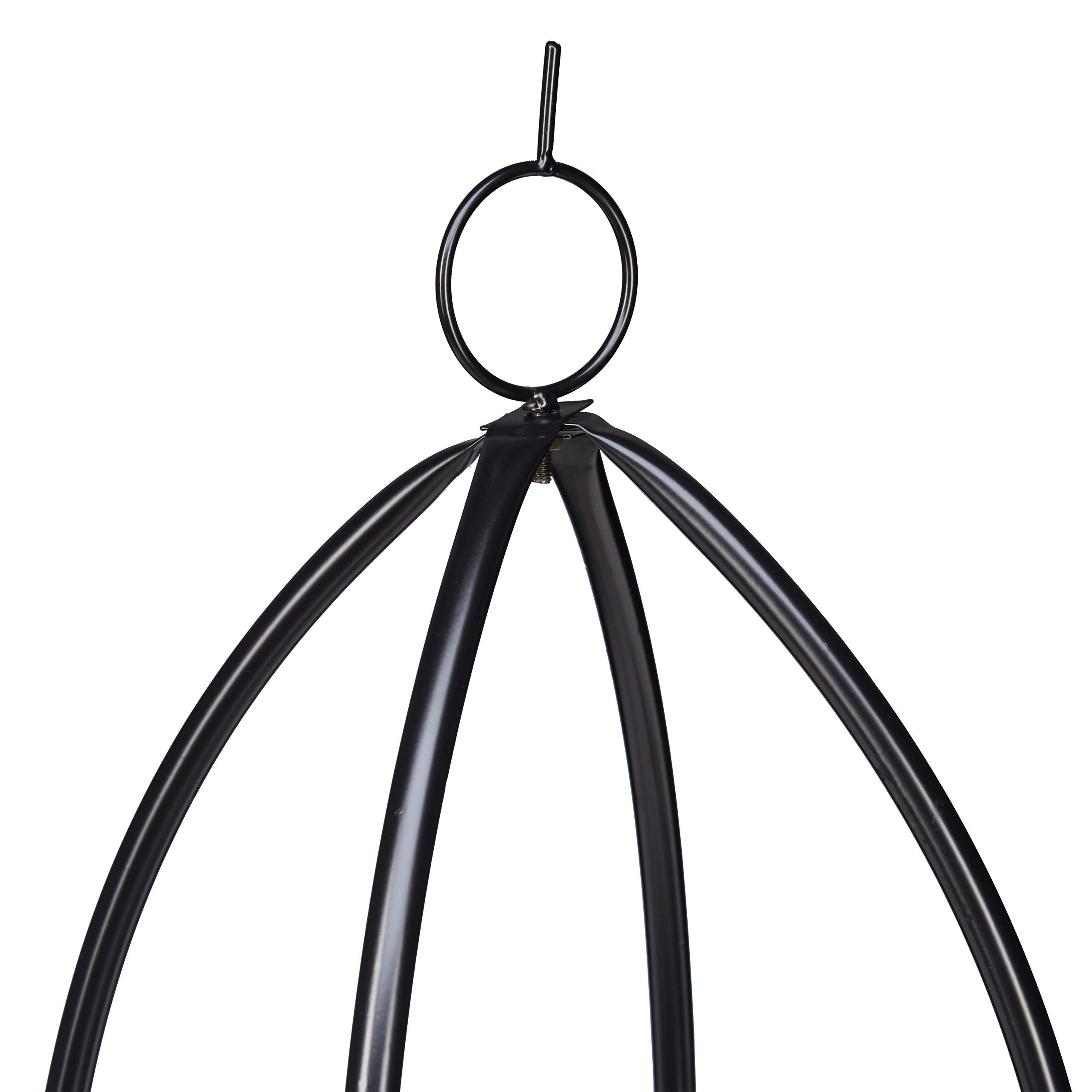 relaxdays-rankturm-2er-set-eisen-schwarz-139-cm-149-cm image 6