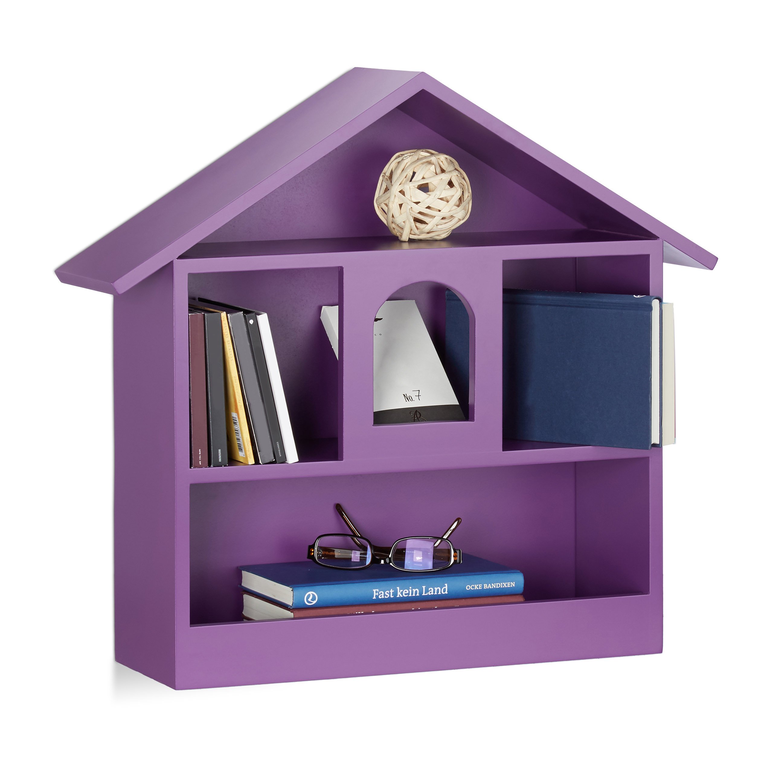 relaxdays-wandregal-hausform-3-f-cher-50-x-53-x-15-cm-violett image 4