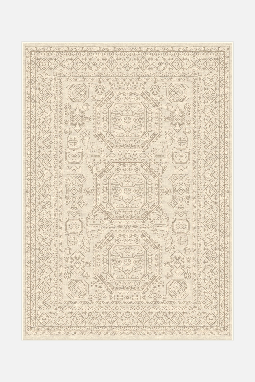 teppana-livia-creme-teppich-waschbarer-indoor-teppich image 1
