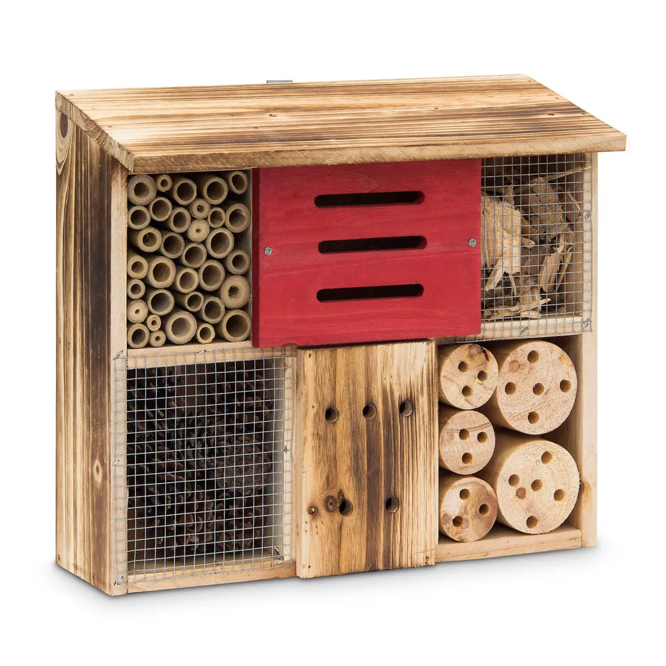 relaxdays-insektenhotel-29-x-33-x-13-5-cm-natur-unterschlupf-aus-holz-bambus-tan image 1