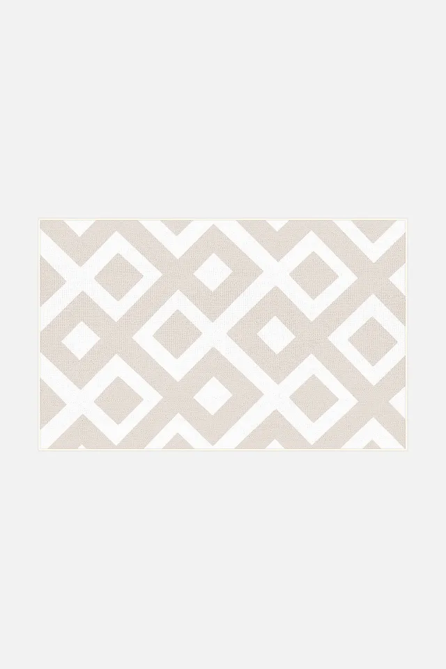 teppana-skandi-sand-badematte-waschbare-badematte-beige-modern-geometrisch image 1