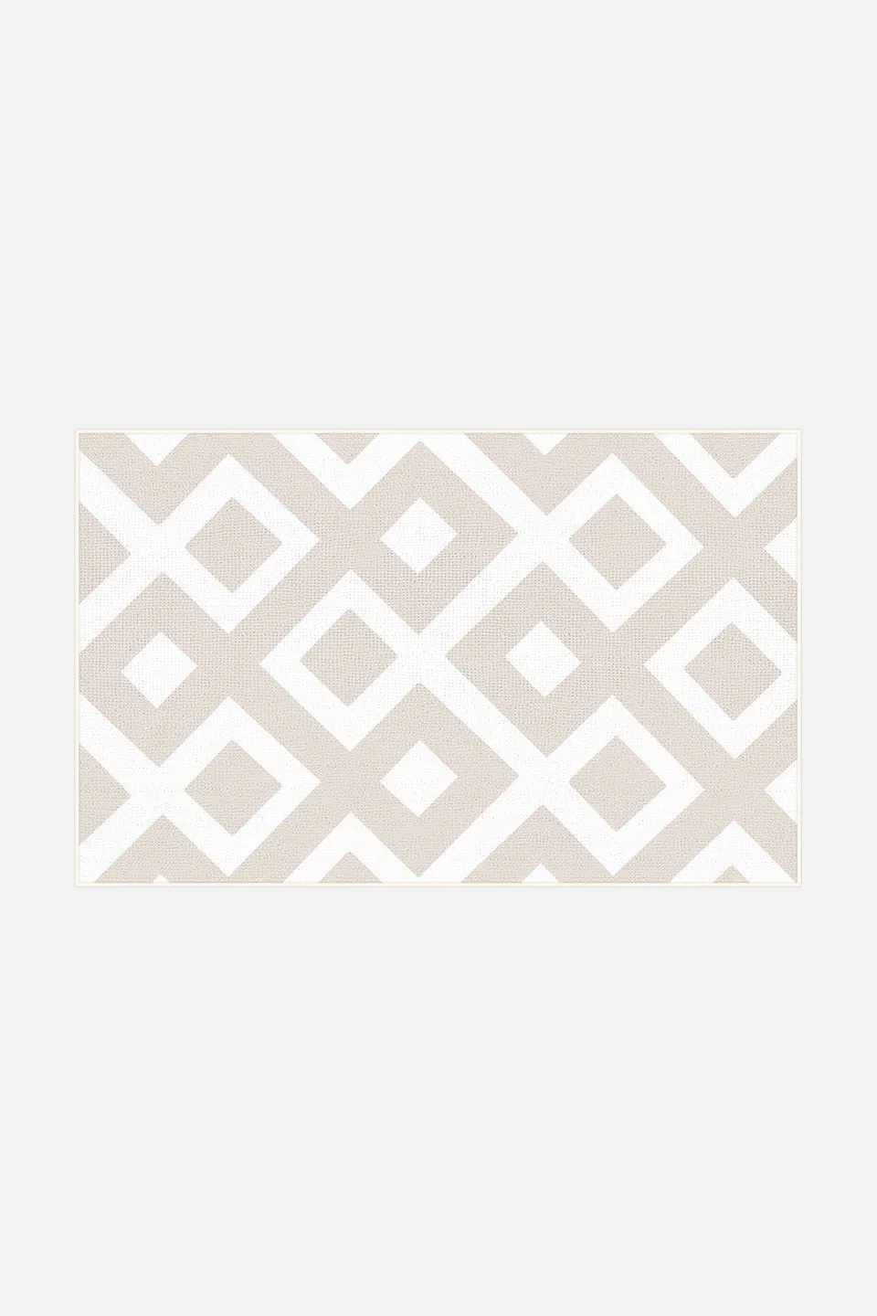 teppana-skandi-sand-badematte-waschbare-badematte-beige-modern-geometrisch image 1