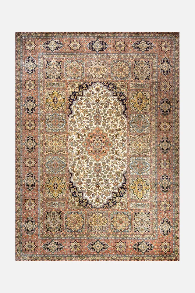 teppana-neda-medallion-teppich-waschbarer-indoor-teppich image 1