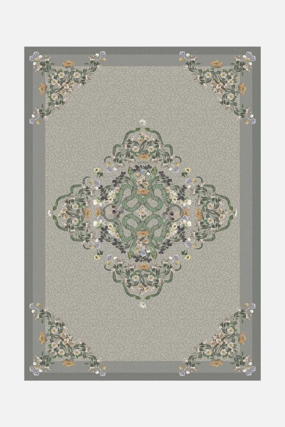 teppana-harry-potter-schlangen-greige-waschbarer-indoor-teppich image 1