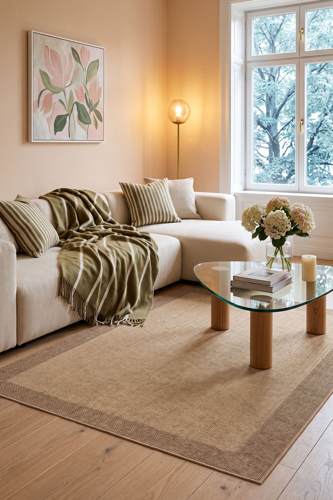 teppana-alisa-crema-jute-haptik-teppich-waschbar image 5