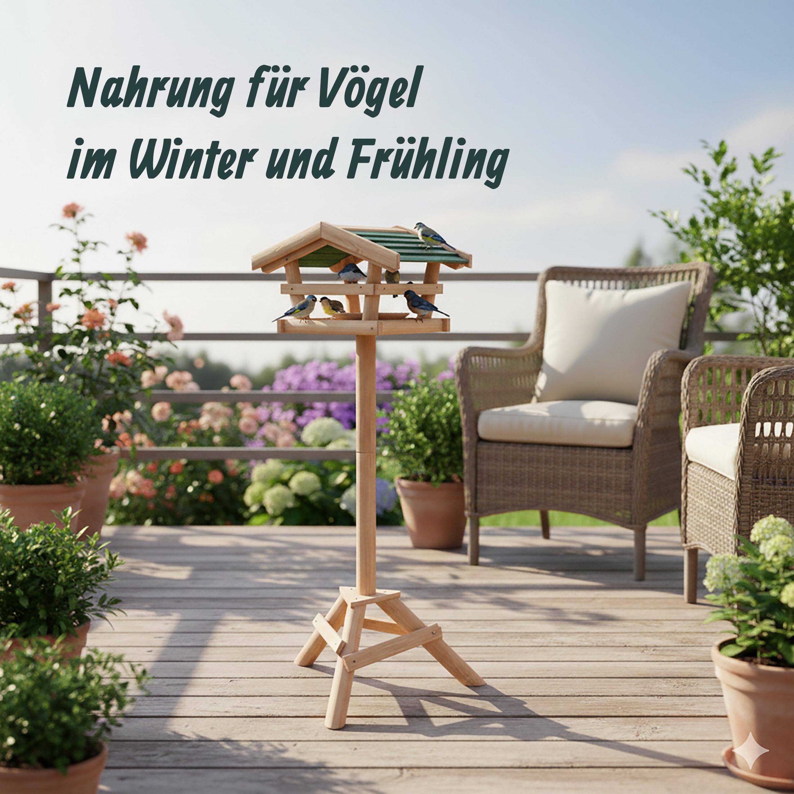 relaxdays-vogelhaus-mit-st-nder-100x37x43-cm-natur-gr-n image 2