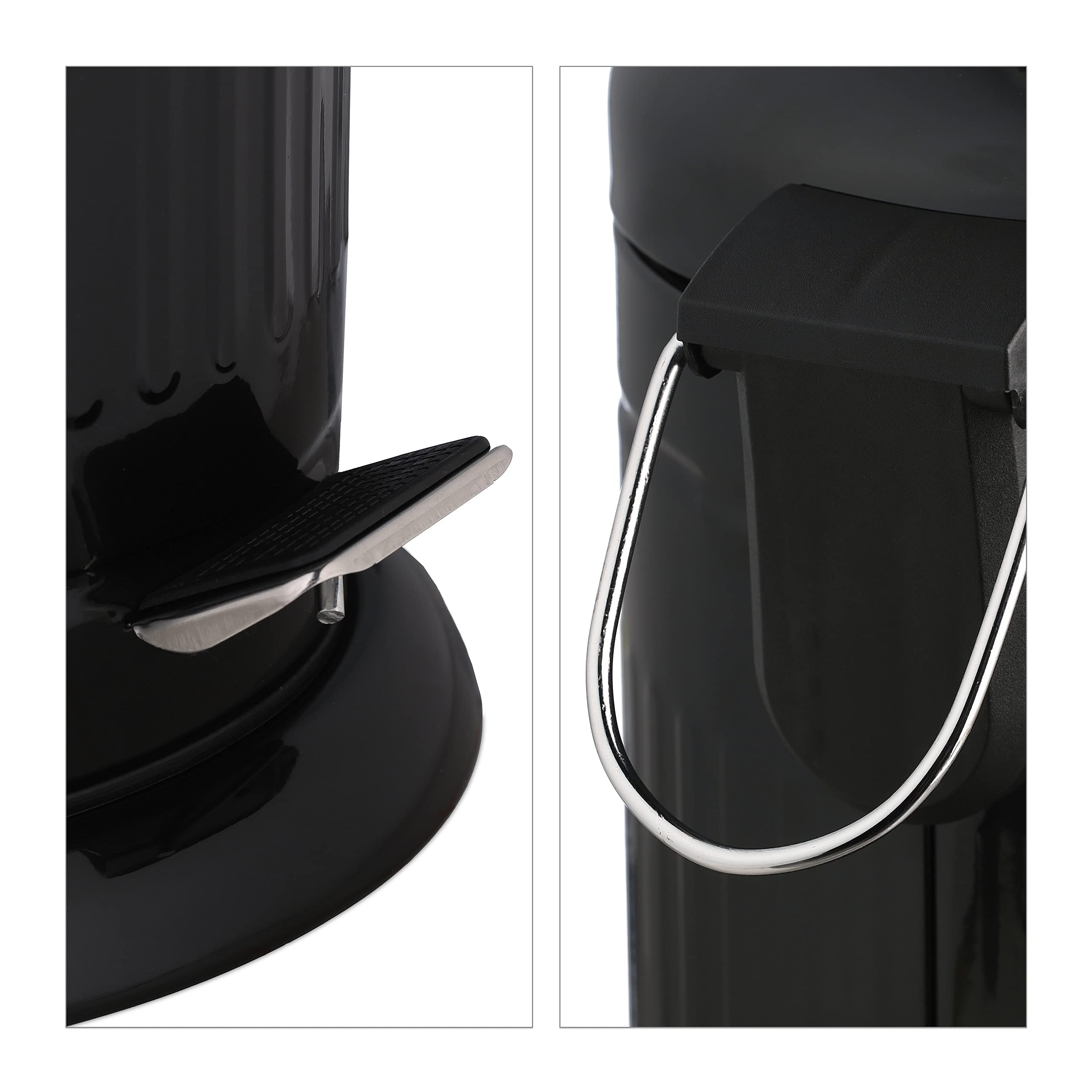 relaxdays-kosmetikeimer-5-liter-mit-treteimer-und-soft-close-in-schwarz image 8