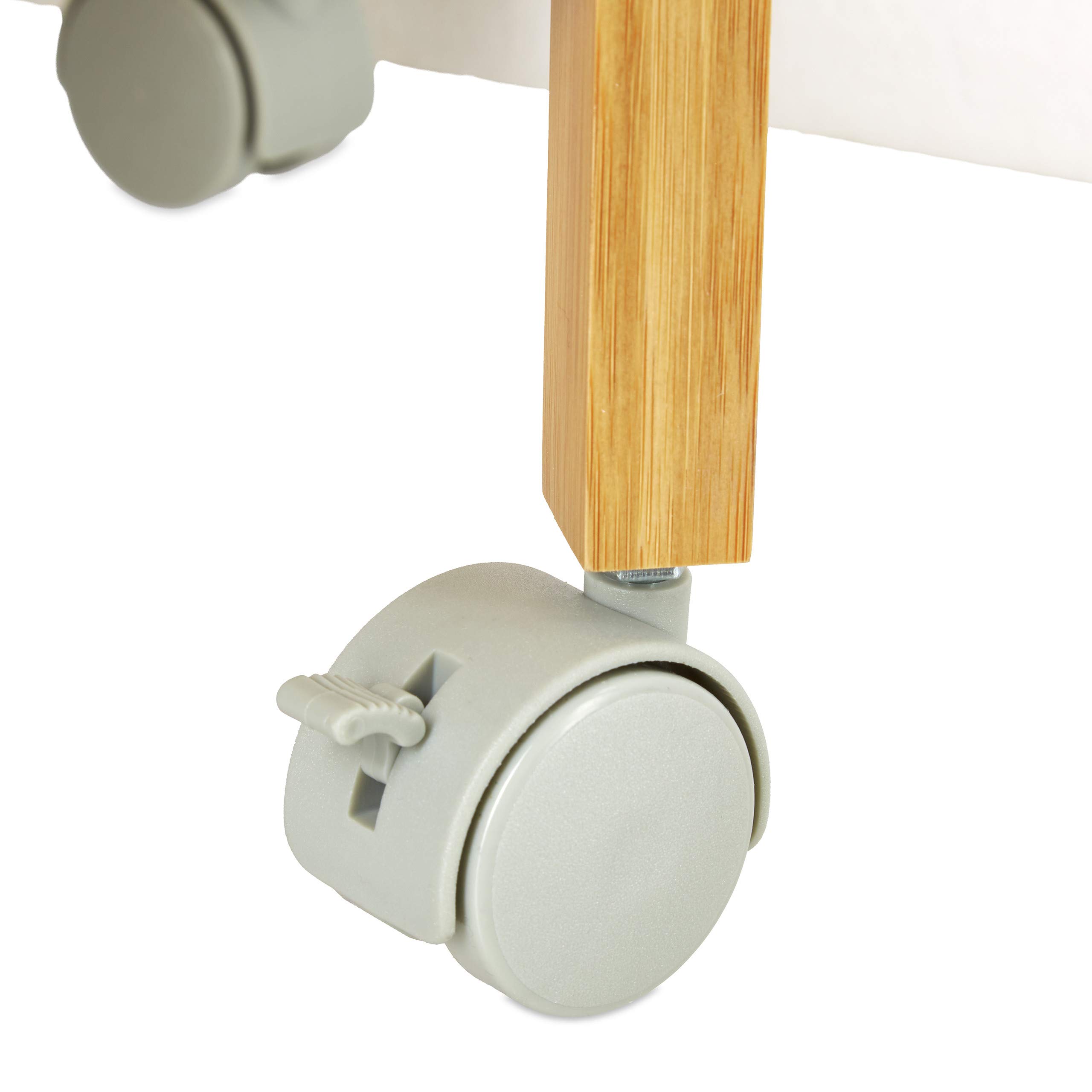relaxdays-rollgarderobe-bambus-mobil-6-ablagen-mit-kleiderstange-natur image 8