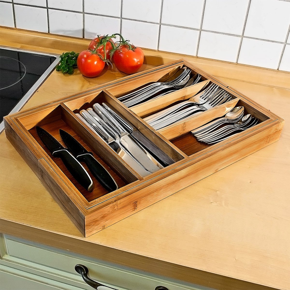 relaxdays-besteckkasten-bambus-verstellbar-5-x-30-48-x-46-cm-5-7-f-cher image 4