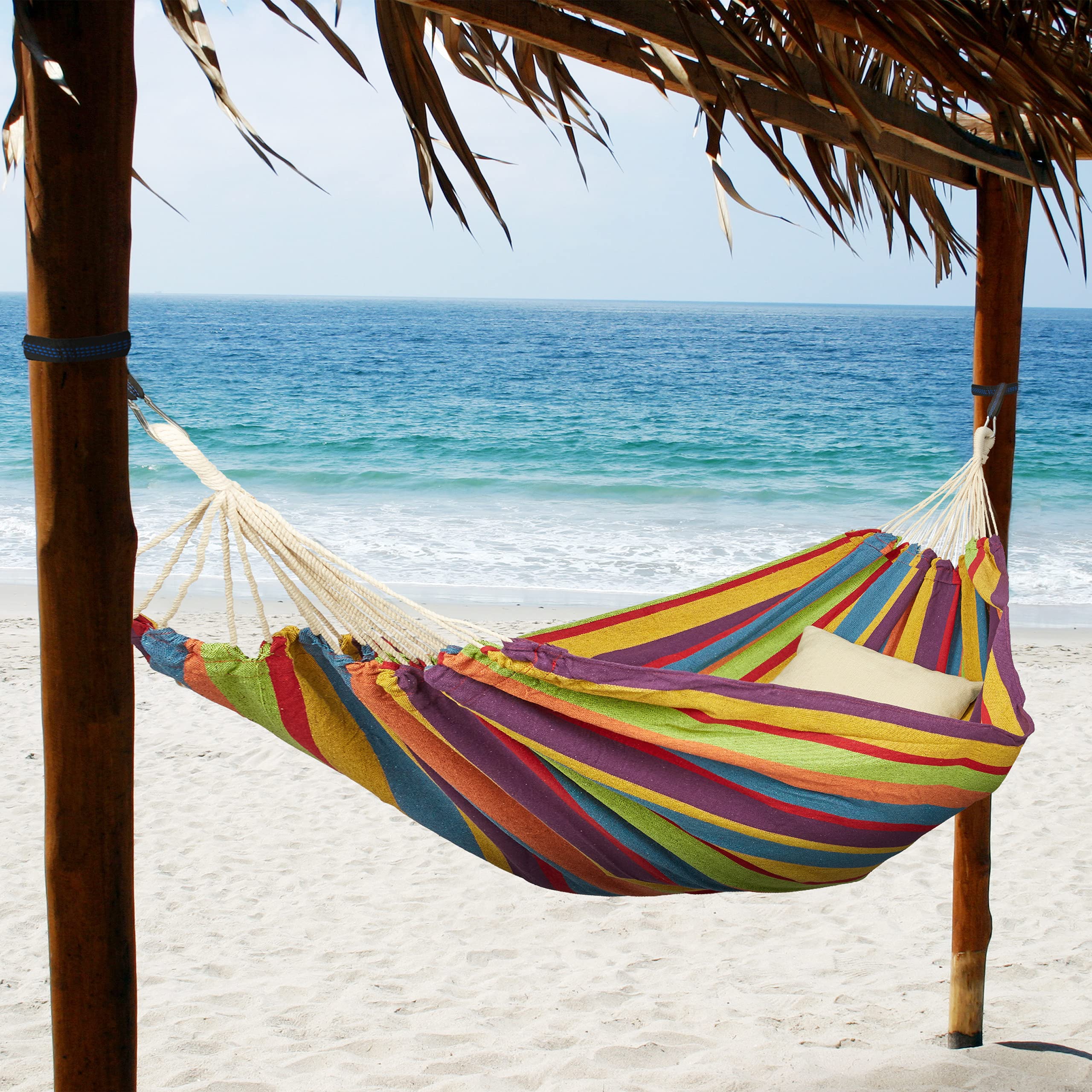 relaxdays-h-ngematte-xxl-150x272-cm-baumwolle-bunt-bis-300-kg image 3