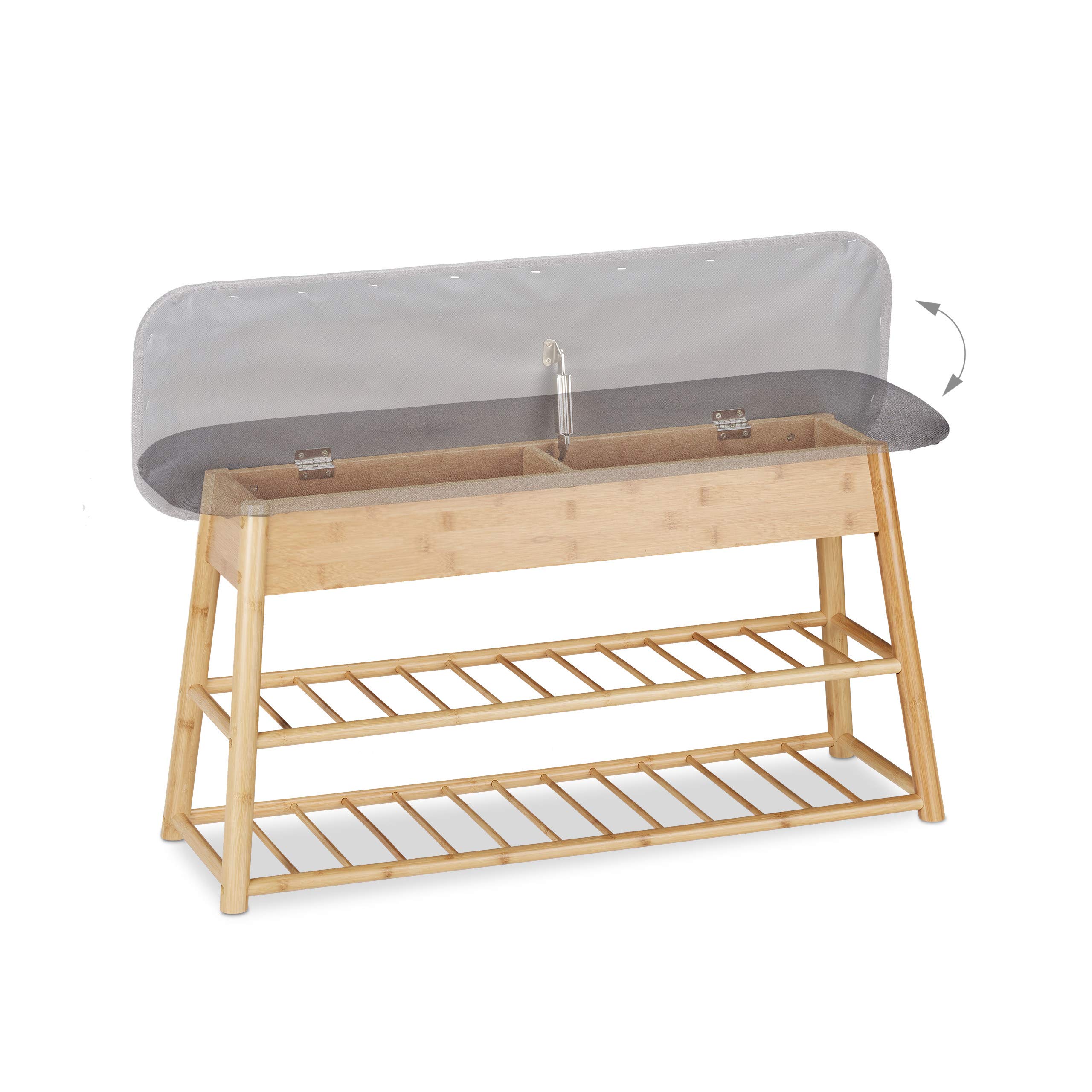 relaxdays-schuhbank-bambus-mit-sitzpolster-f-r-8-paare-natur-48x90x28-cm image 7
