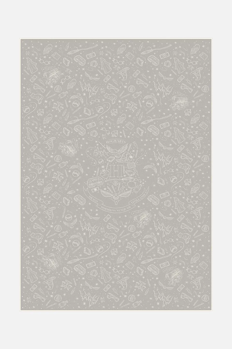 teppana-harry-potter-hogwarts-taupe-waschbarer-indoor-teppich image 1