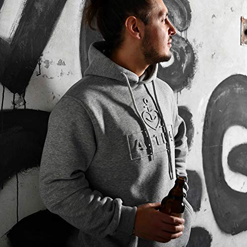 astra-hoodie-unisex-mit-herzanker-motiv-und-kapuze-grau image 8