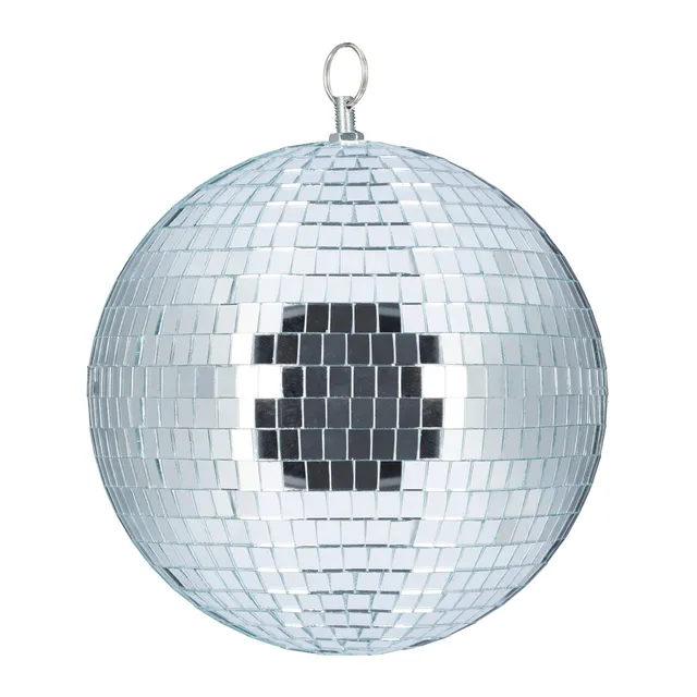 relaxdays-discokugel-zum-aufh-ngen-20-cm-silber image 1