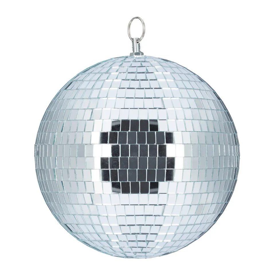relaxdays-discokugel-zum-aufh-ngen-20-cm-silber image 1