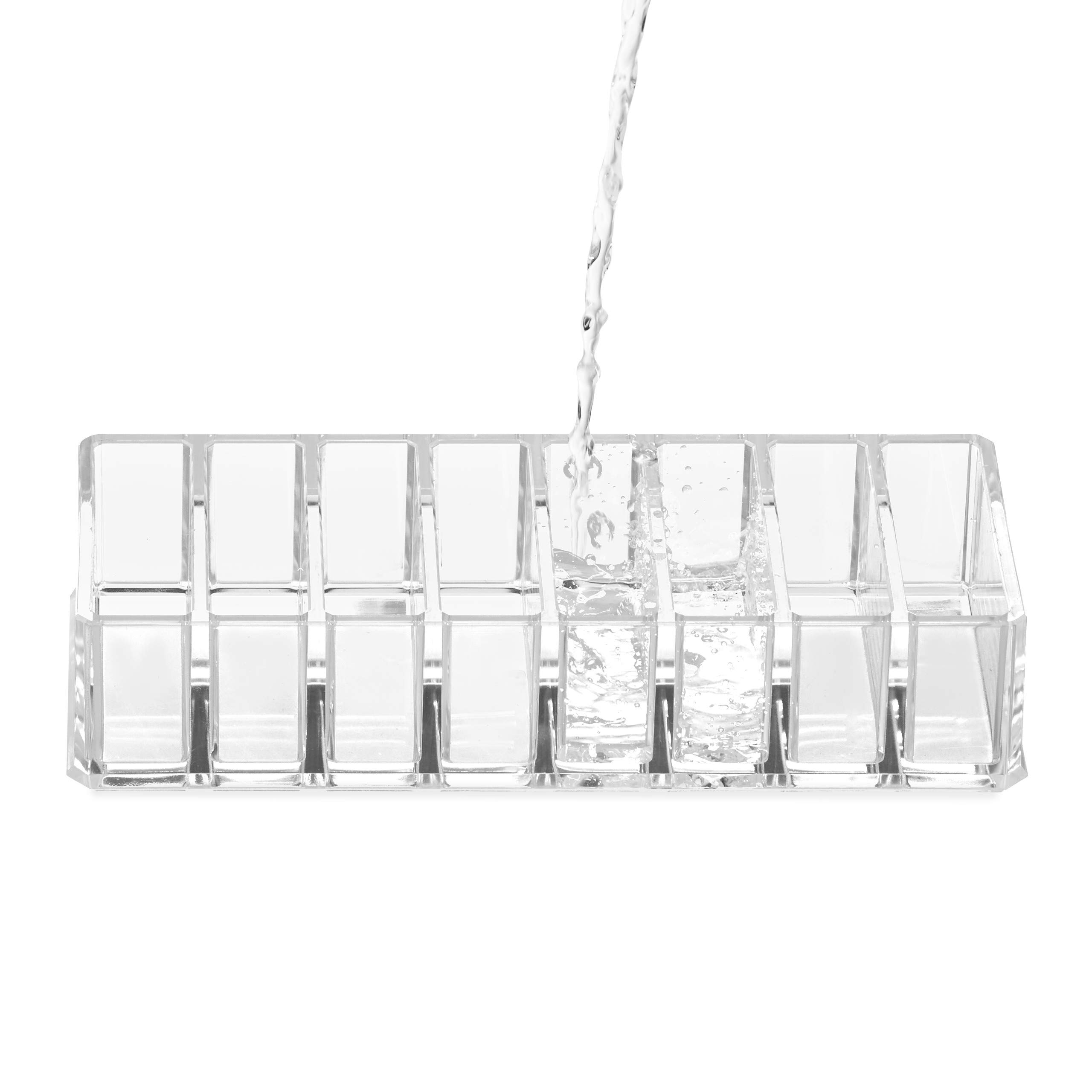 relaxdays-make-up-organizer-transparent-mit-8-f-chern-flach-4-5-x-22-x-8-5-cm image 6