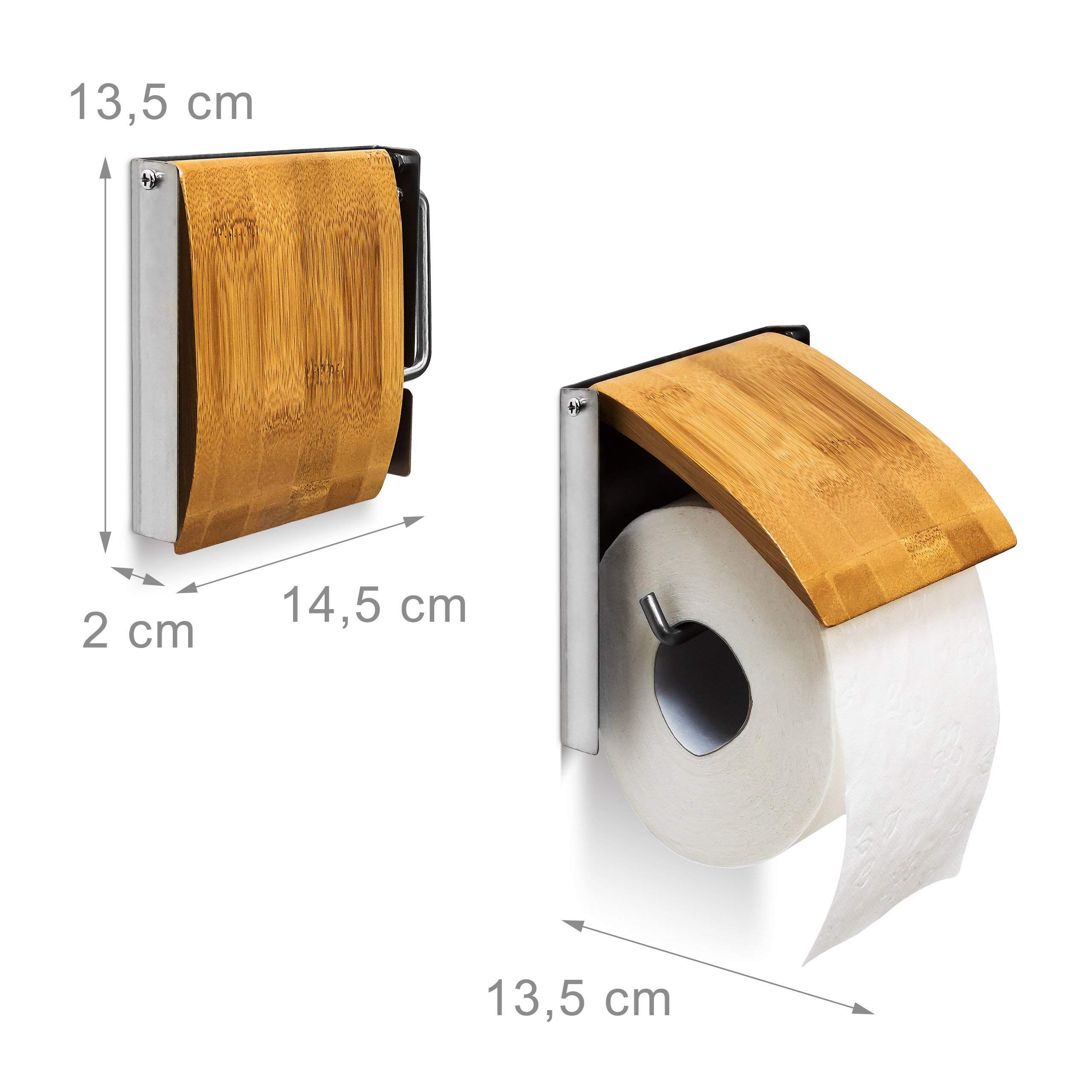 relaxdays-wandregal-mit-spiegel-walnuss-80-cm-toilettenpapierhalter image 3