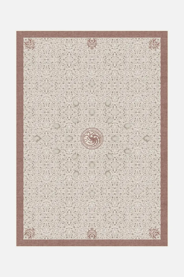 teppana-haus-targaryen-rostrot-teppich-game-of-thrones-waschbar image 1
