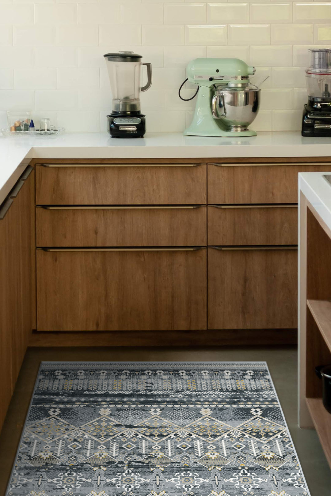 teppana-nele-gelb-teppich-waschbar-marokkanisch-indoor image 8