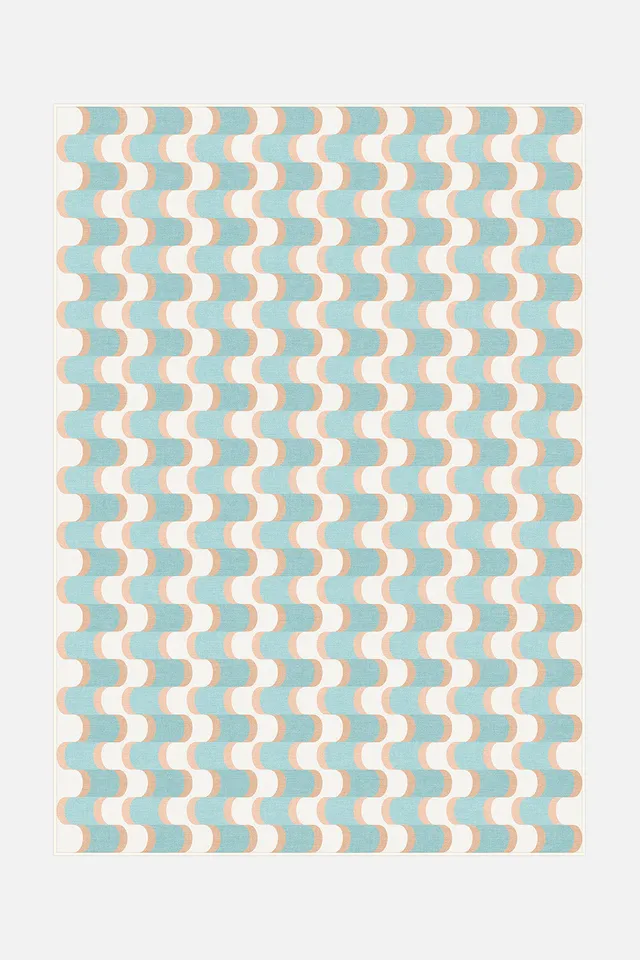 teppana-linea-pastell-geometrischer-waschbarer-indoor-teppich image 1