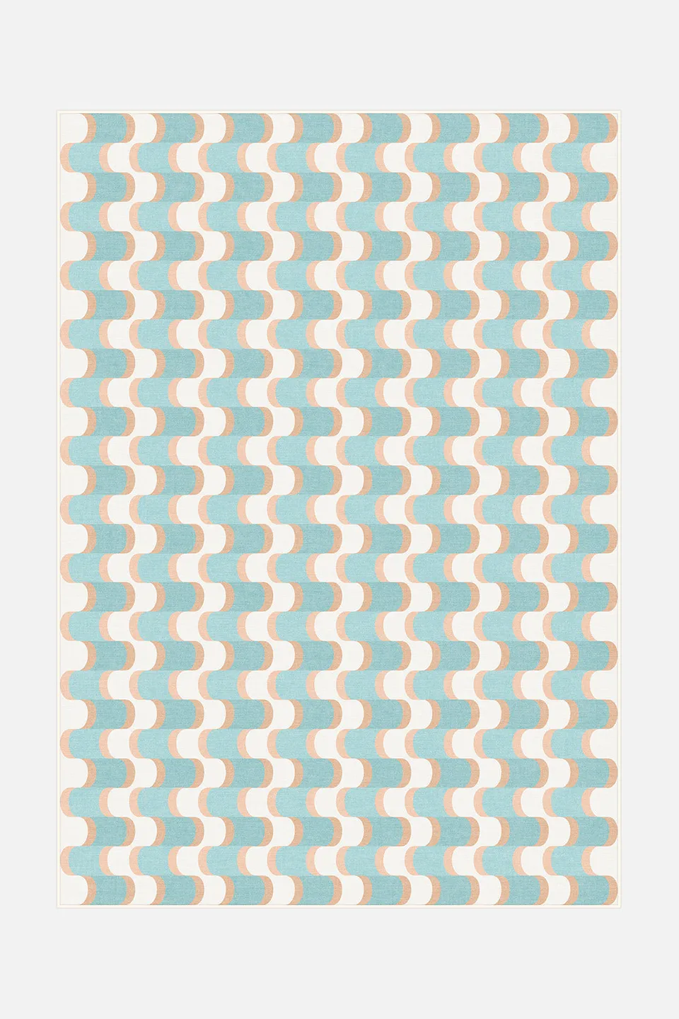 teppana-linea-pastell-geometrischer-waschbarer-indoor-teppich image 1
