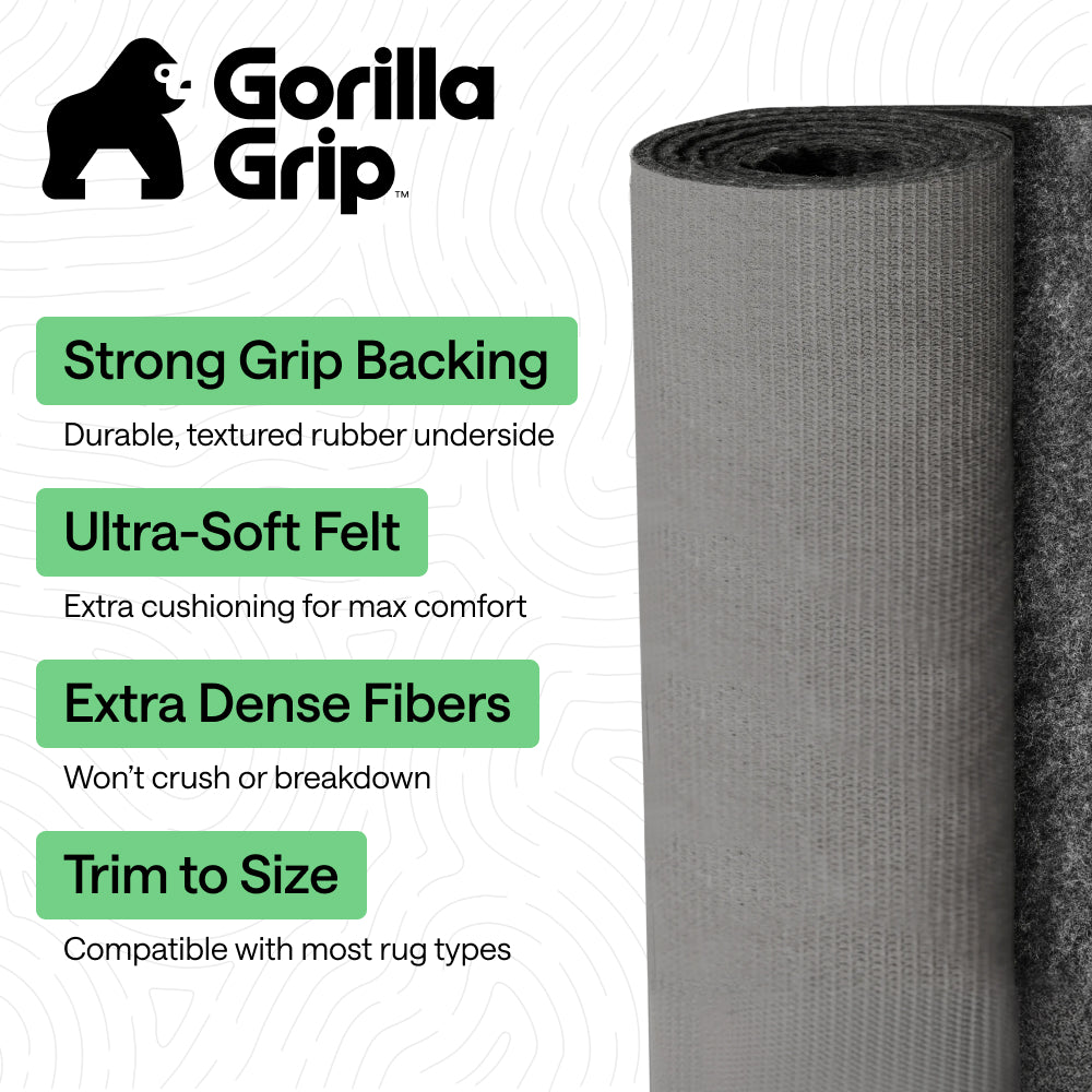 gorilla-grip-felt-rubber-rug-pad-teppichunterlage image 3