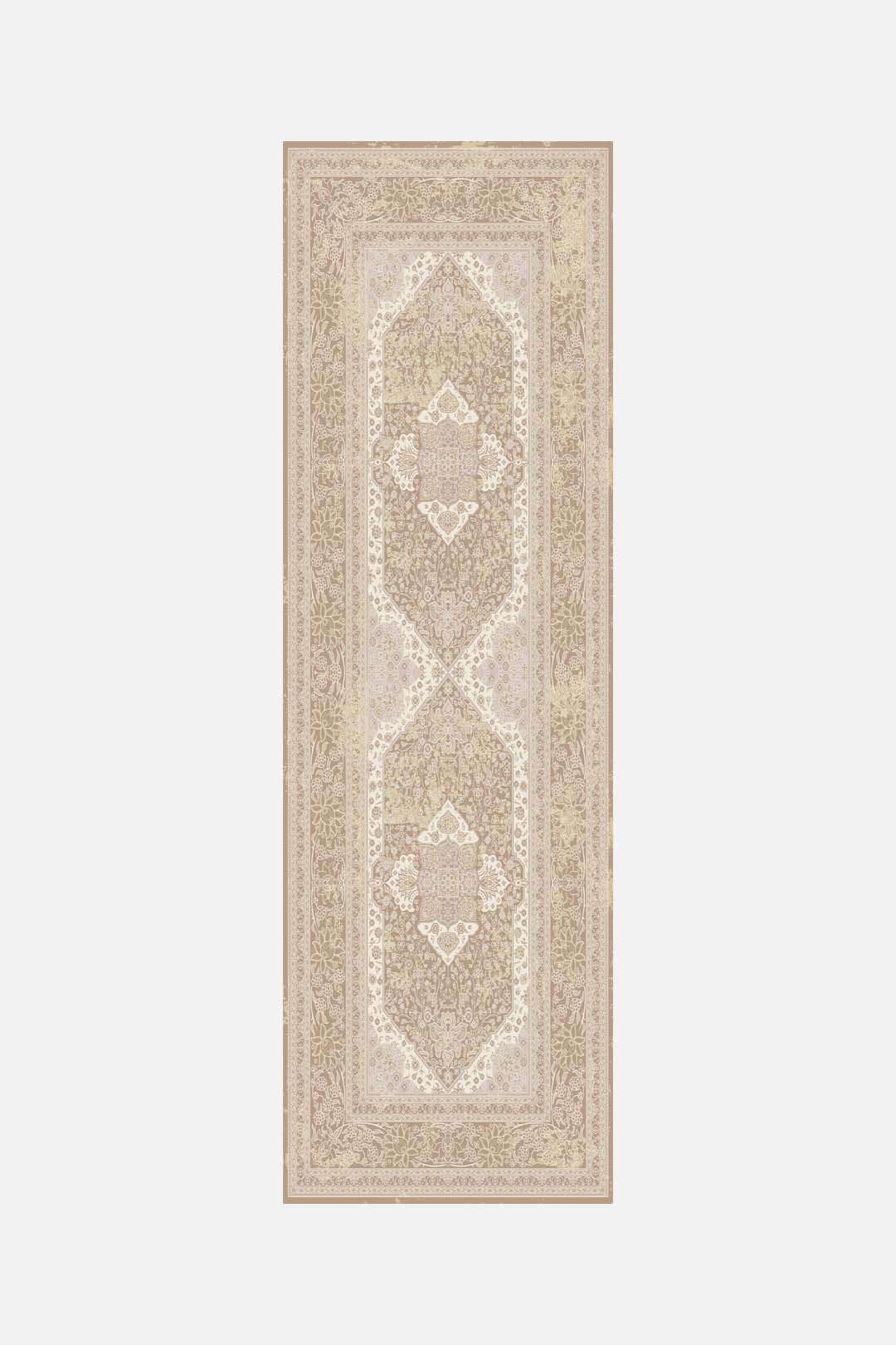 teppana-mahan-walnuss-teppich-waschbarer-perser-teppich-beige image 5