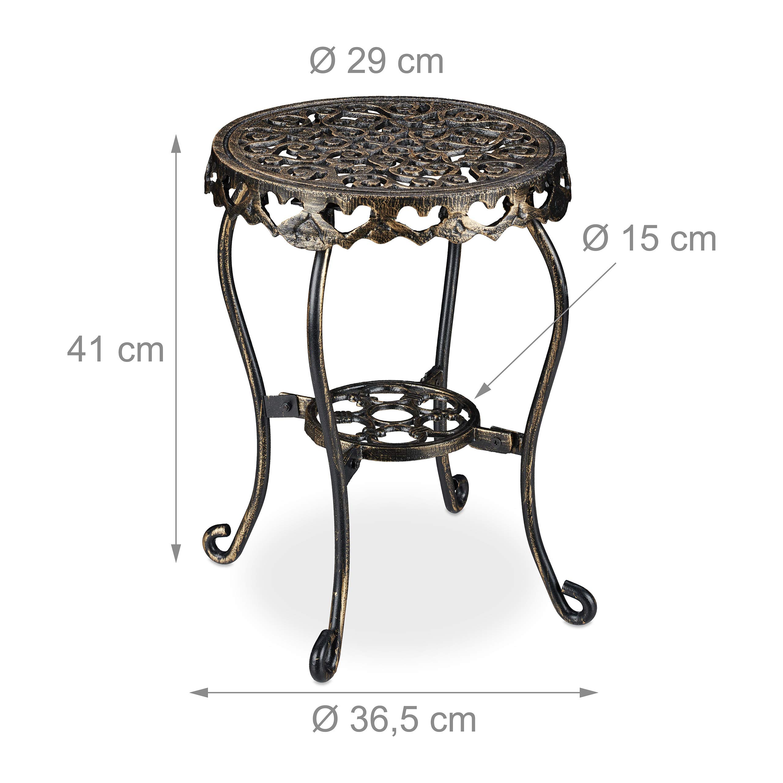 relaxdays-blumenhocker-gusseisen-rund-antik-bronze-41-x-36-5-cm image 4