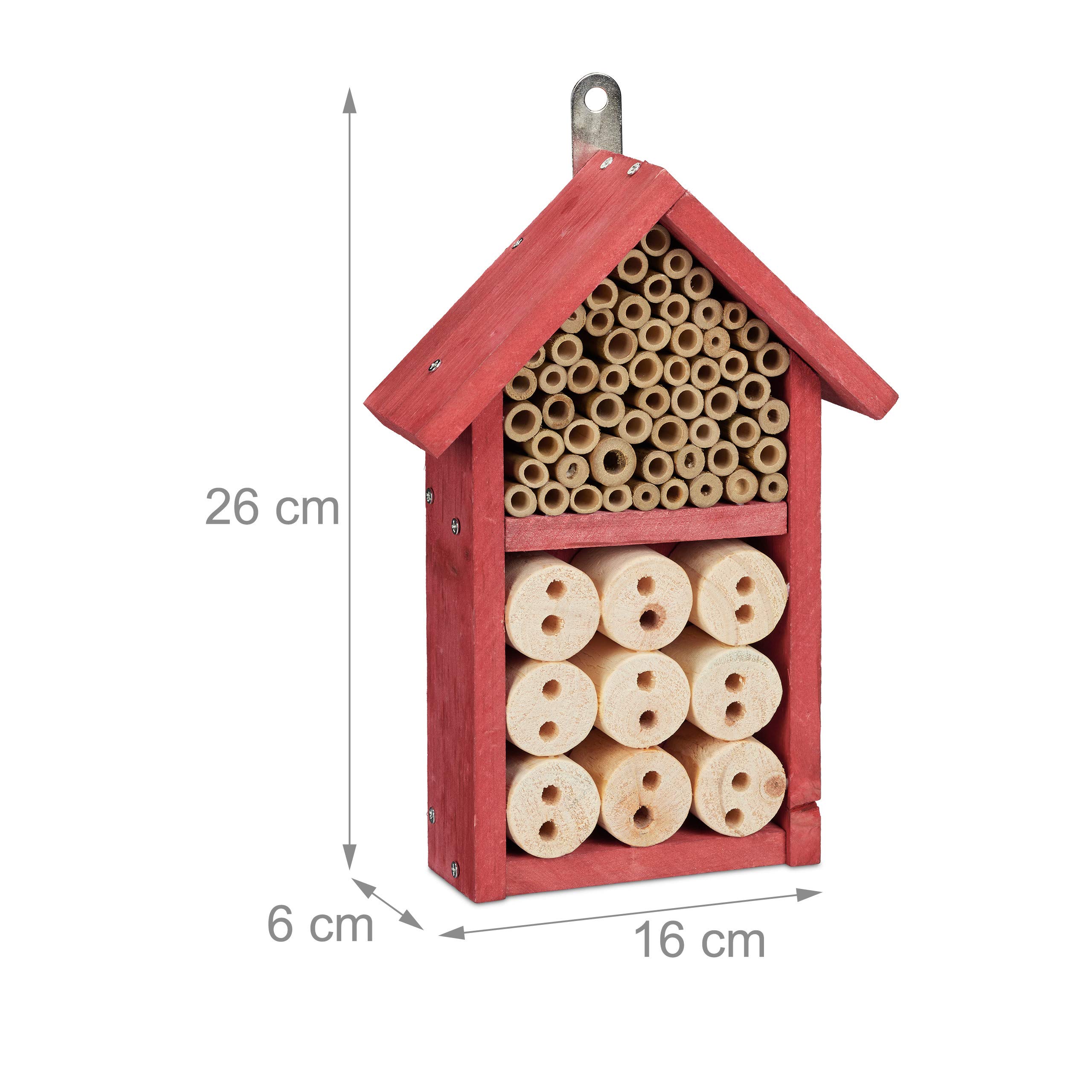 relaxdays-insektenhotel-bausatz-rot-insektenhaus-26-x-16-x-6-cm image 4