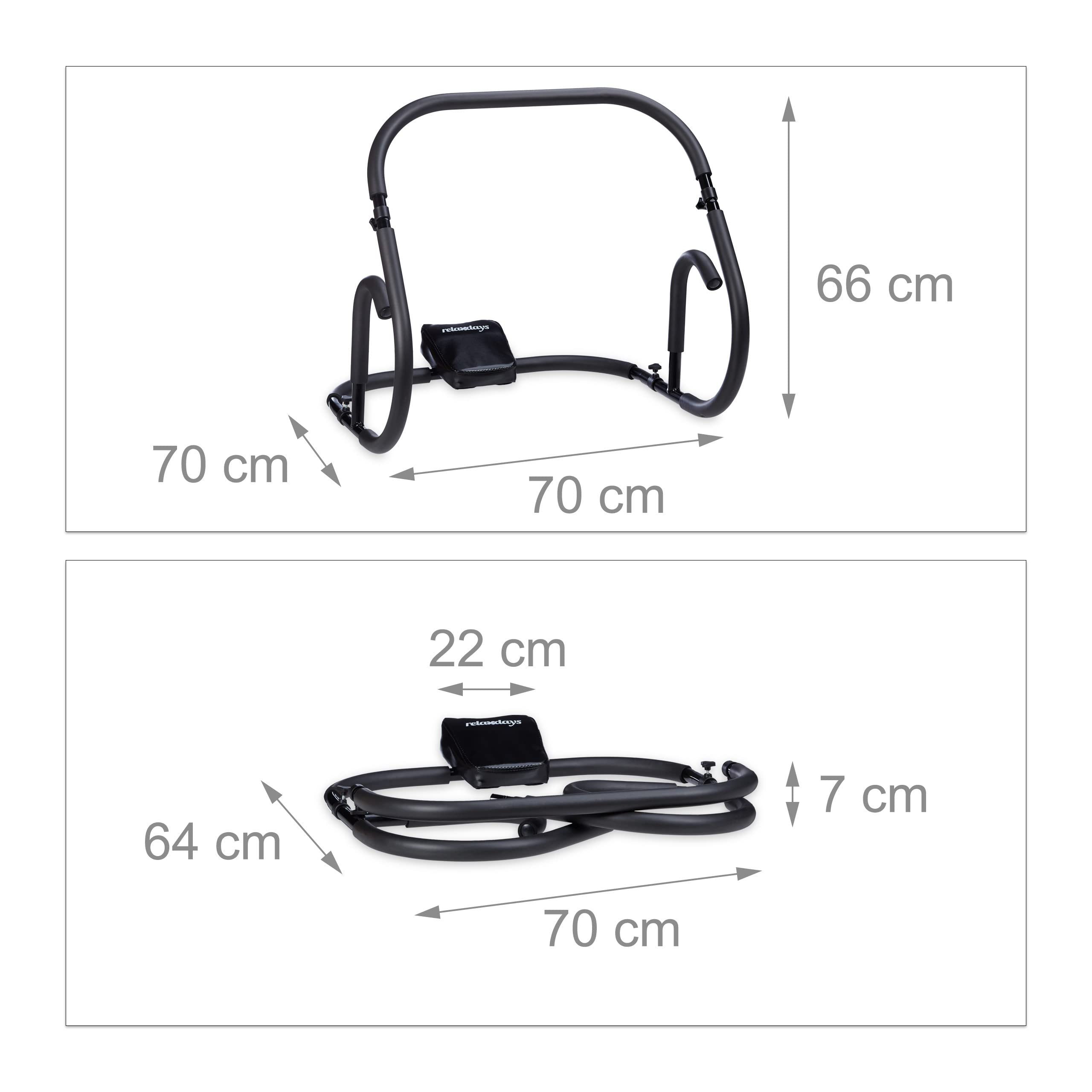 relaxdays-bauchtrainer-ab-roller-faltbar-66-x-70-x-70-cm image 4