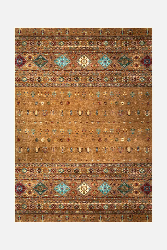 teppana-harleen-zimt-teppich-waschbar image 1