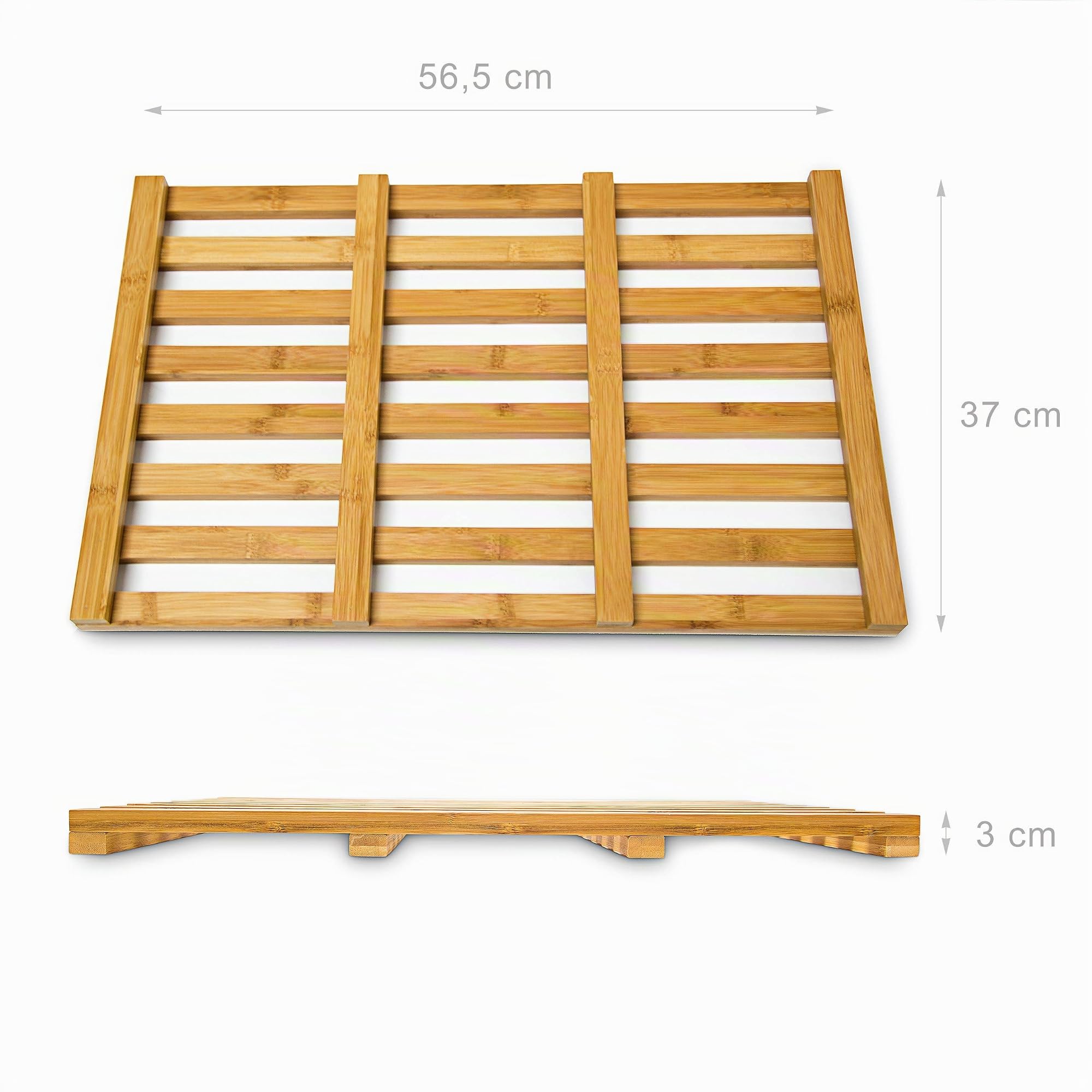relaxdays-holzvorleger-bambus-badvorleger-holzrost-36-5x56-5x3cm-natur image 4