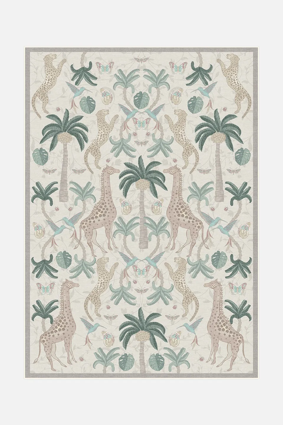 teppana-savanne-beige-teppich-waschbarer-boho-teppich image 1