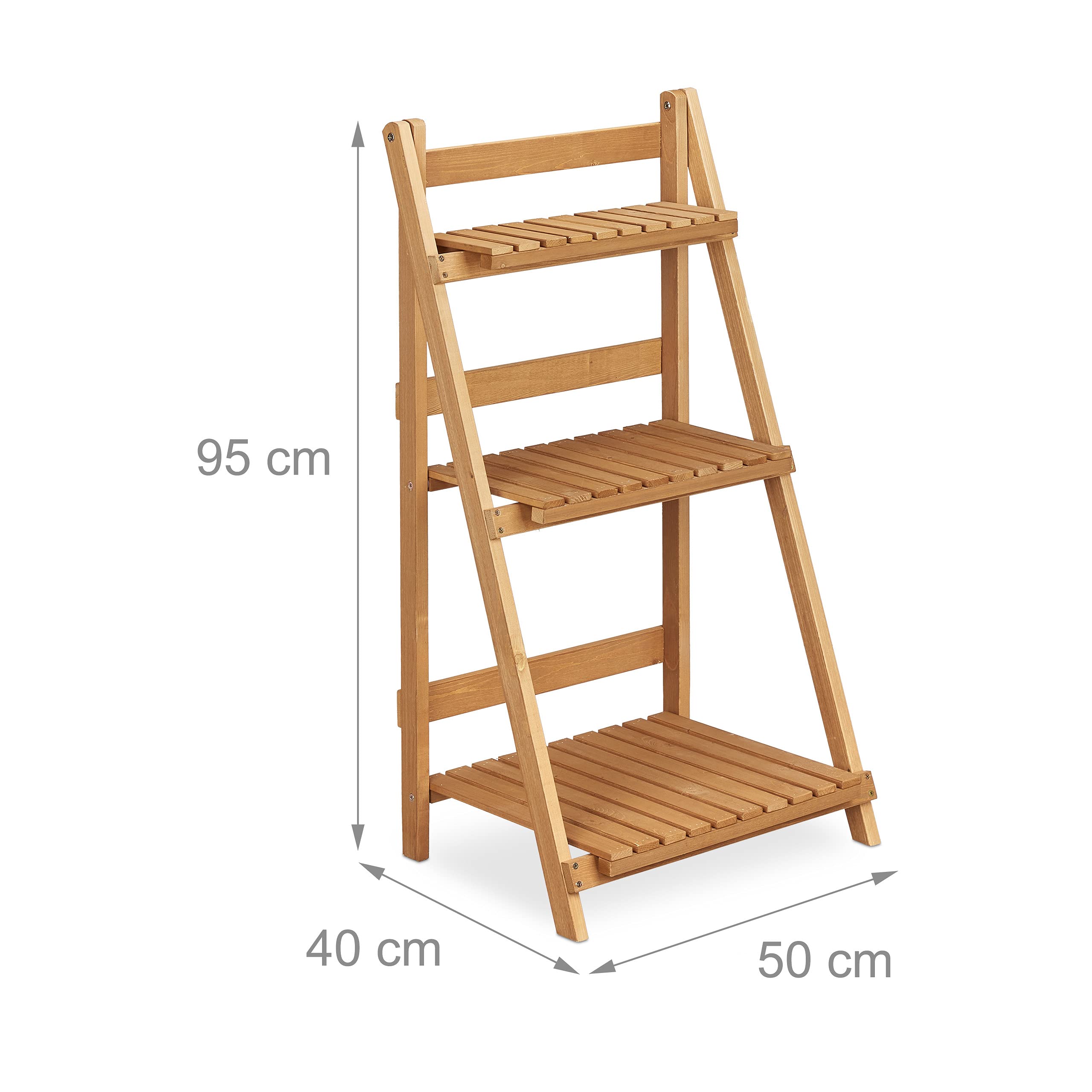 relaxdays-blumentreppe-holz-klappbar-3-ebenen-95x50x40-cm-braun image 4