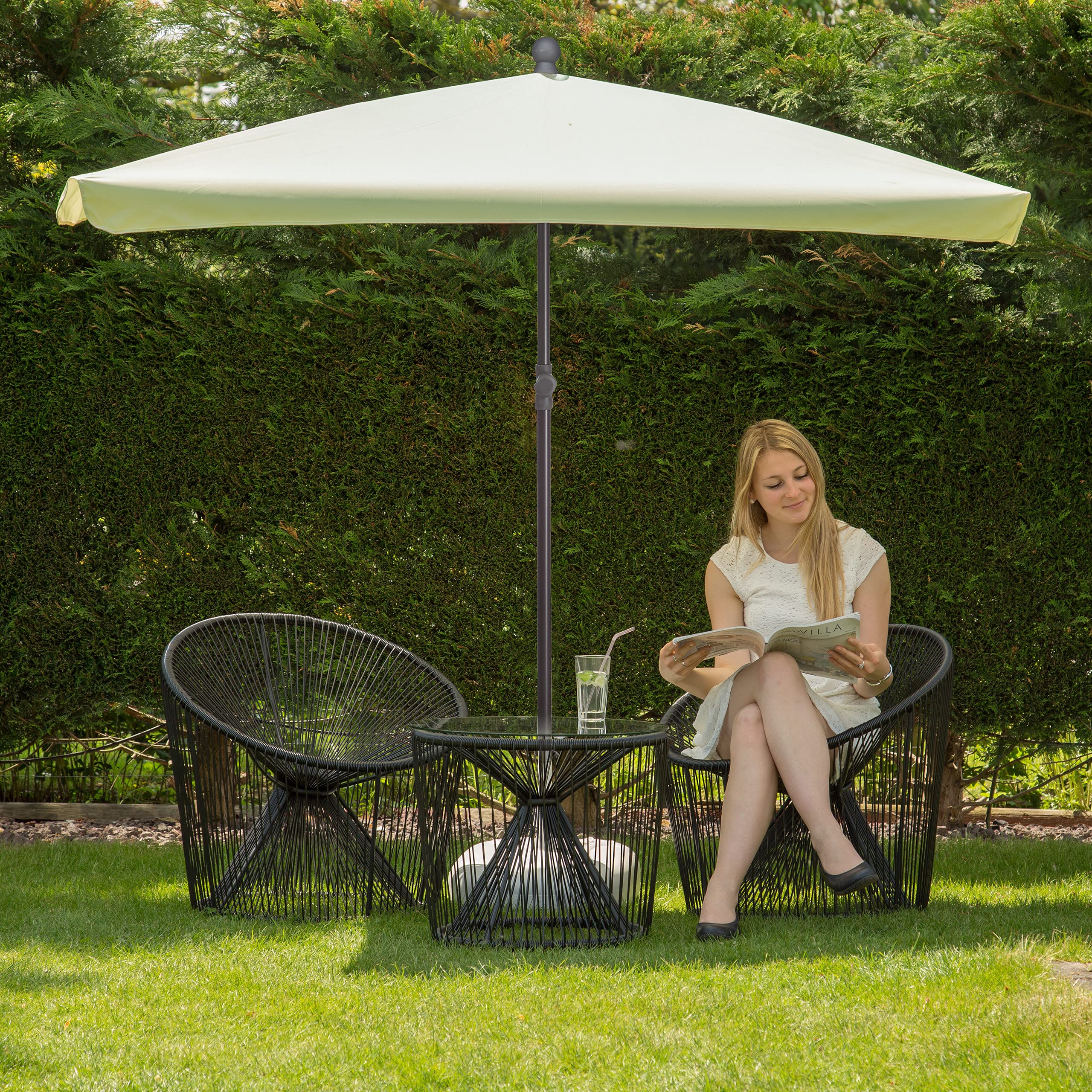 relaxdays-sonnenschirm-rechteckig-200-x-120-cm-mit-neigefunktion-hellgelb image 2