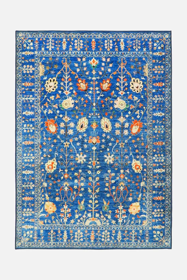 teppana-c-line-saphir-teppich-blau-waschbar image 1