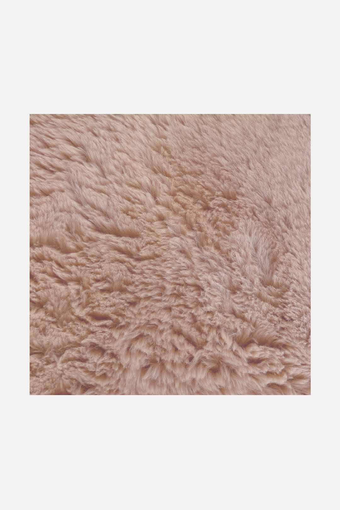 teppana-flausch-mono-blush-teppich-waschbarer-hochflor-teppich-braun-einfarbig image 5