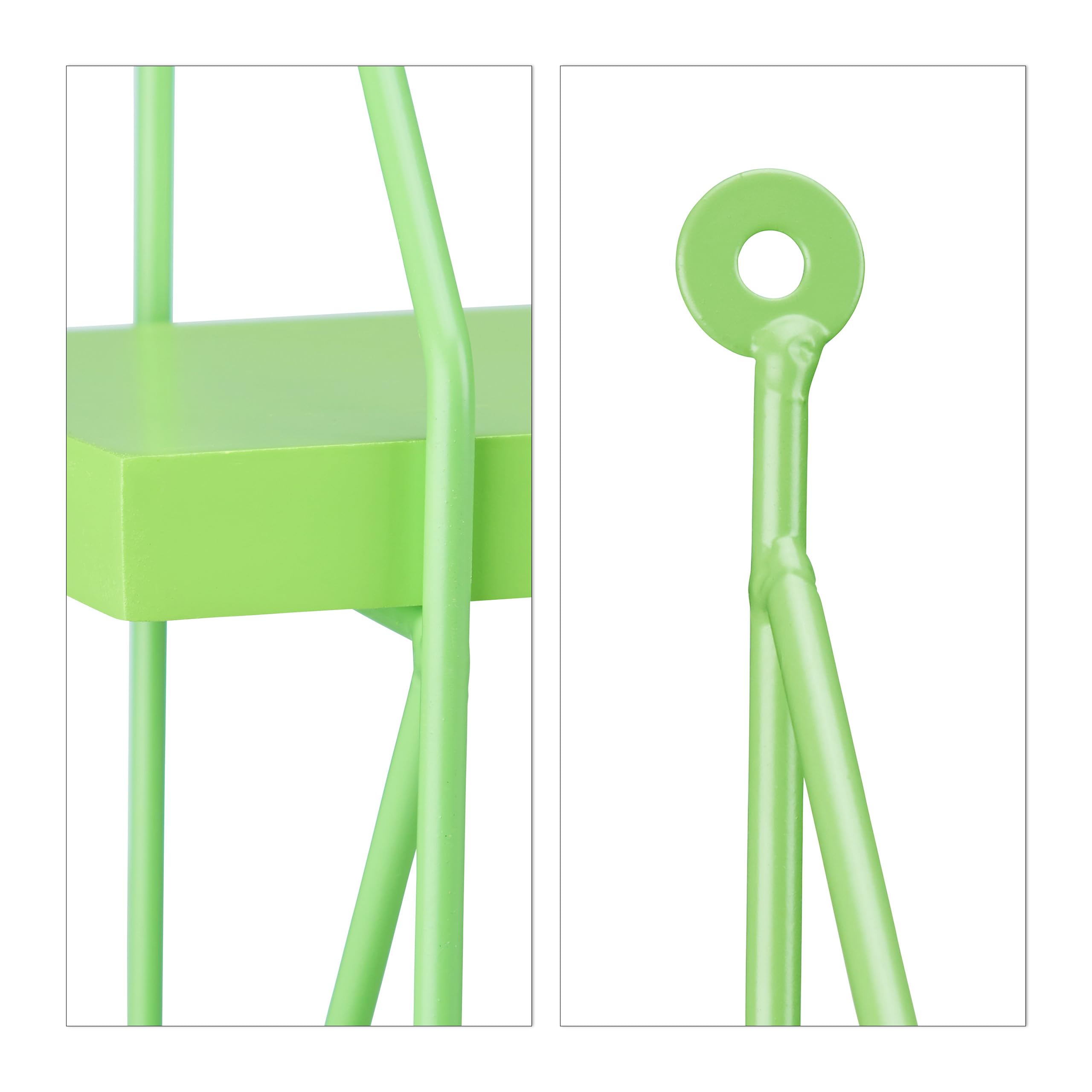 relaxdays-h-ngeregal-wand-2-ebenen-42-x-60-x-16-cm-gr-n image 4
