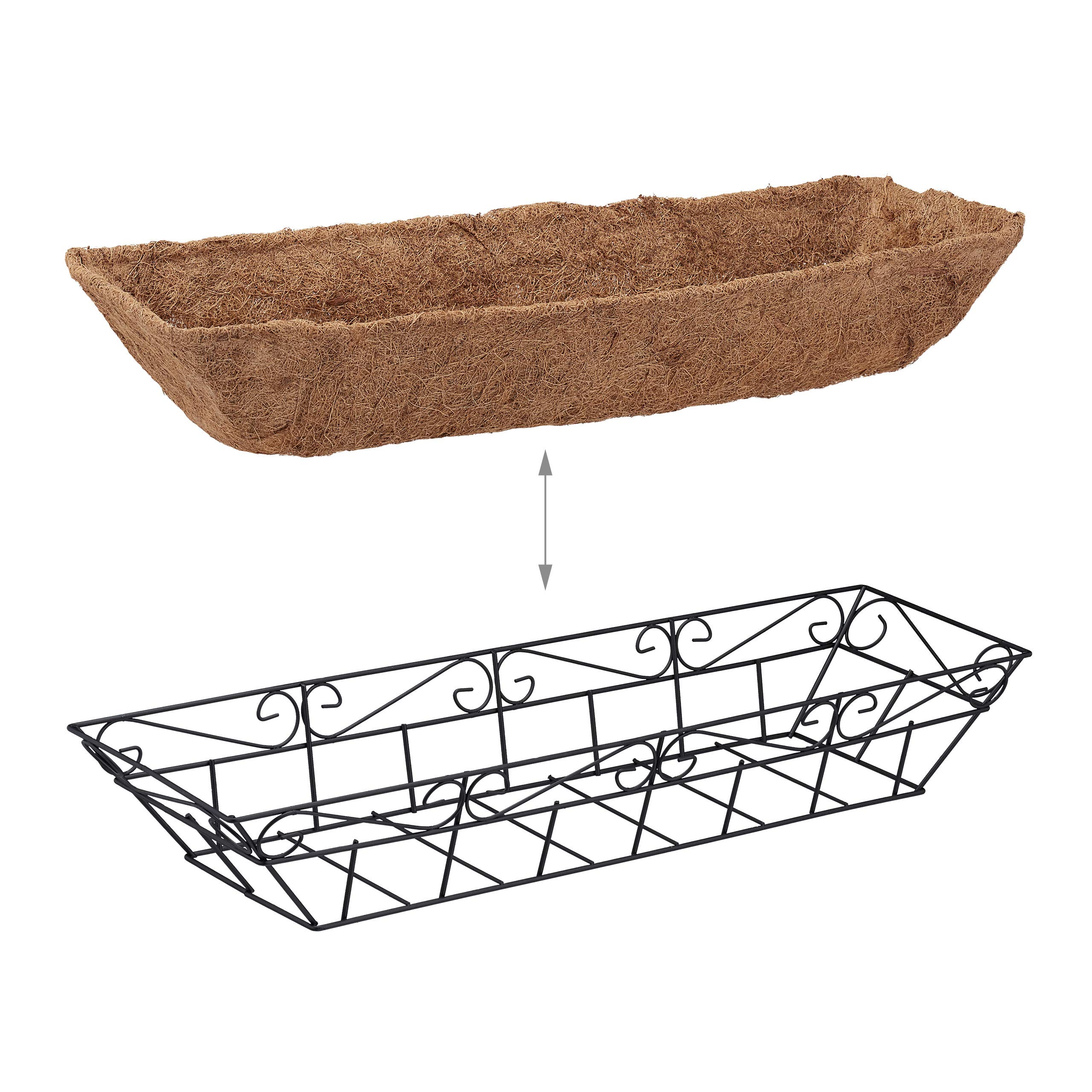 relaxdays-blumenkasten-2er-set-75-cm-schwarz-mit-kokoseinlage image 6