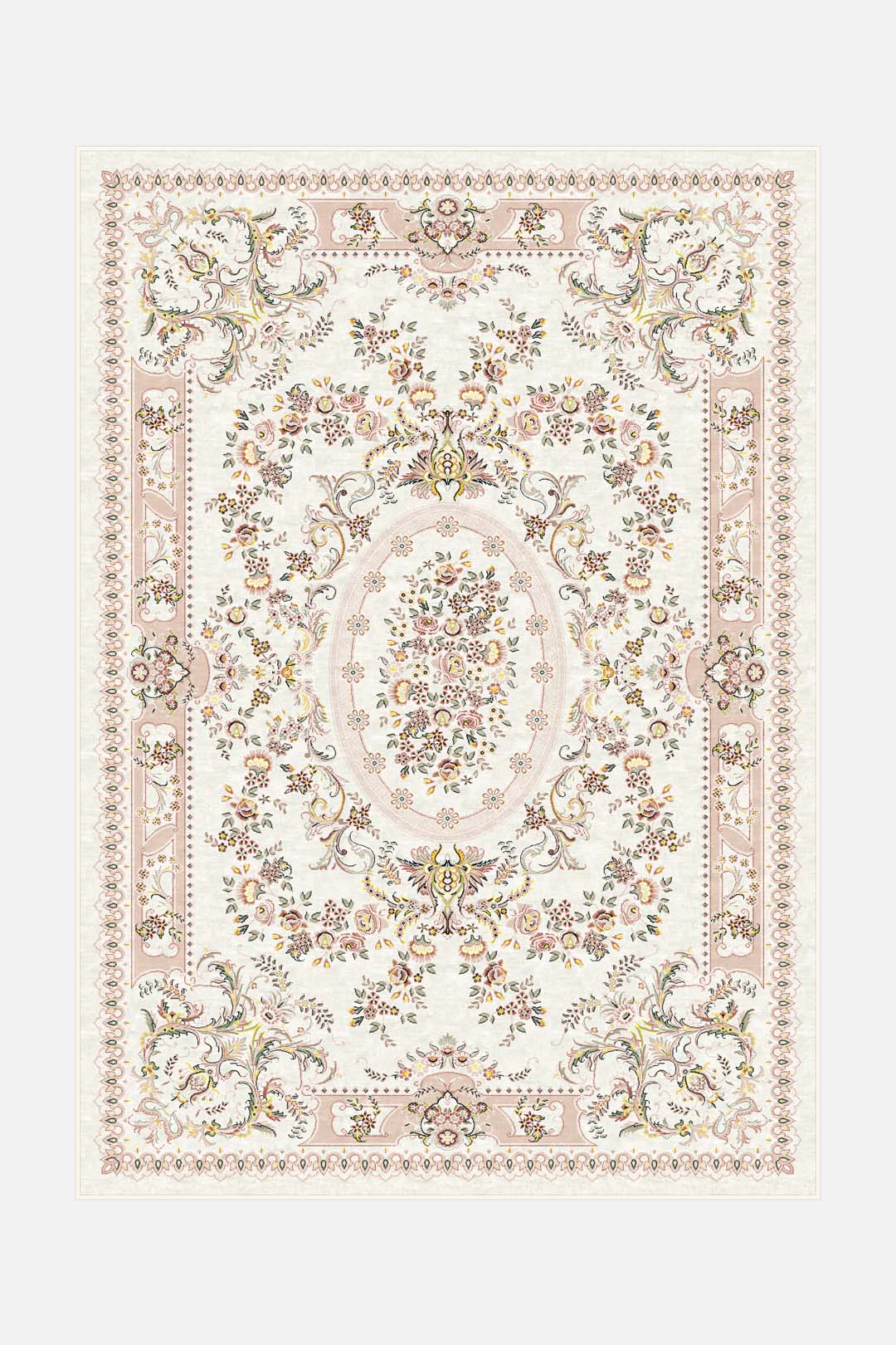 teppana-blomma-avalon-teppich-floral-waschbar image 1