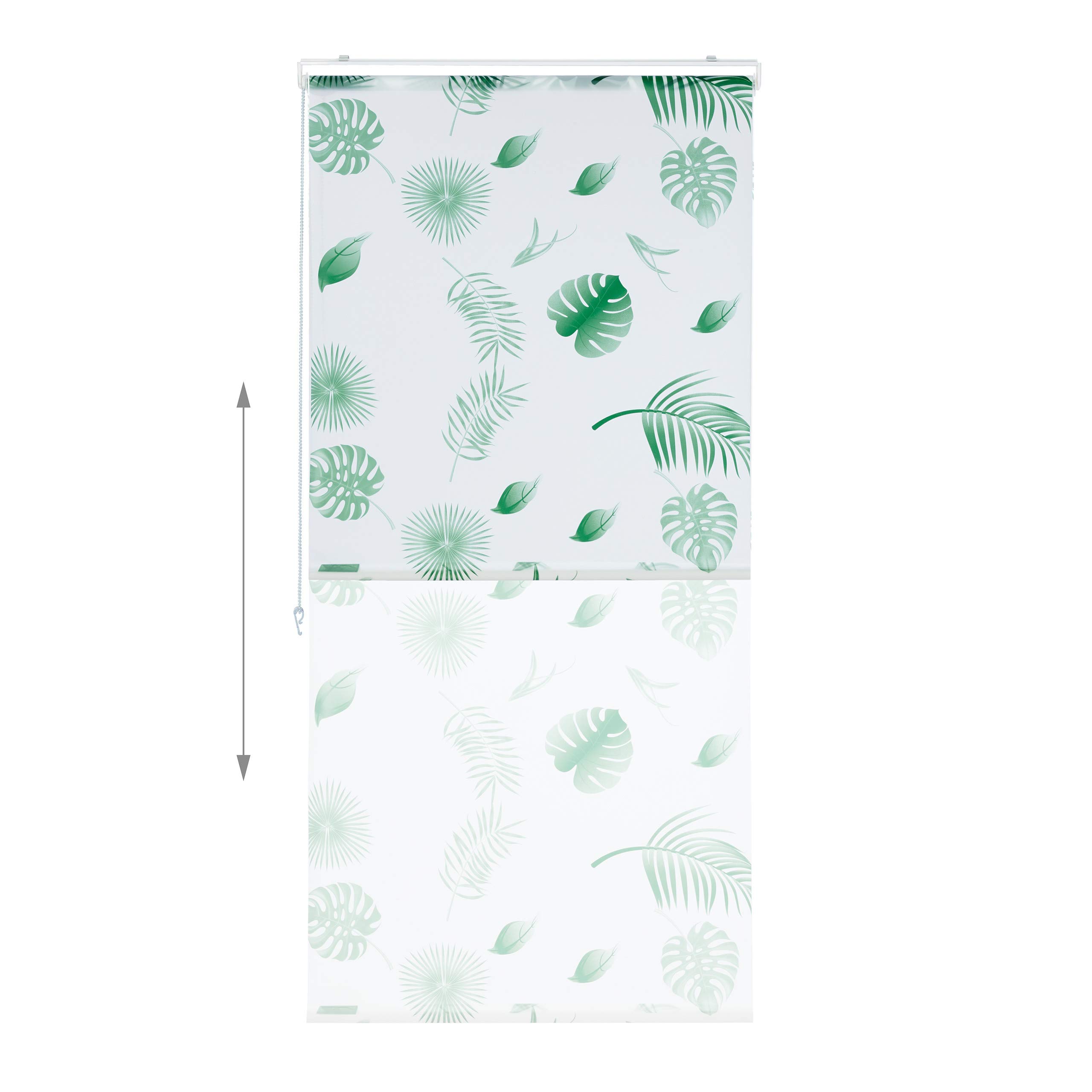 relaxdays-duschrollo-bl-tter-80x240-cm-wei-gr-n-seilzug-wasserabweisend image 6
