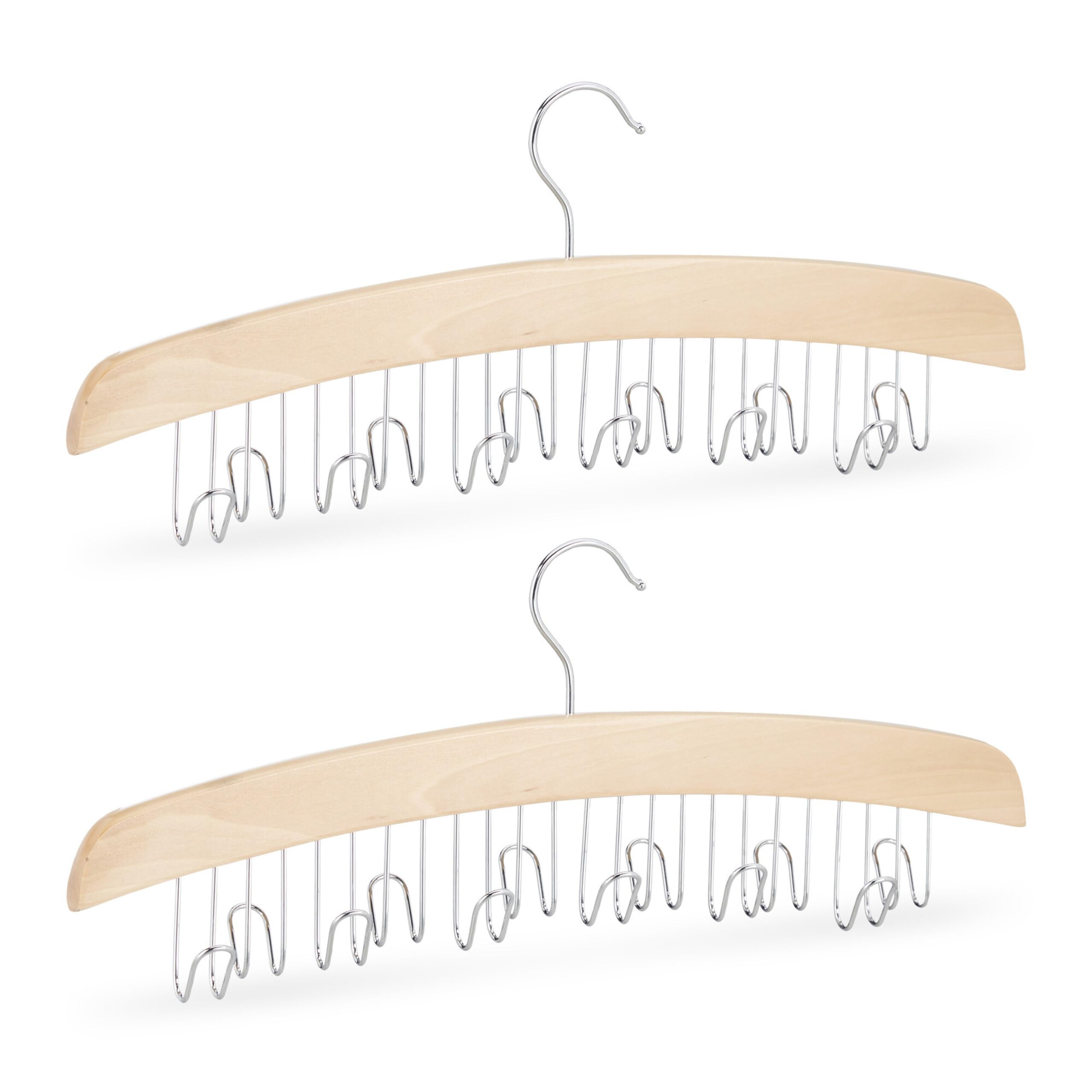 relaxdays-g-rtelhalter-f-r-kleiderschrank-12-haken-aus-lotusholz image 8