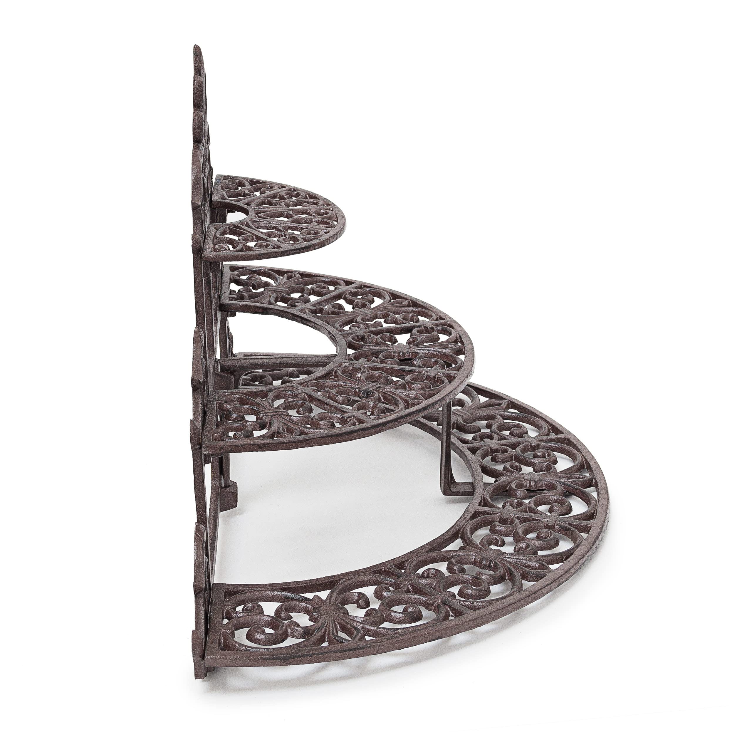 relaxdays-blumentreppe-rund-aus-gusseisen-3-ebenen-34x54x29-cm-bronze image 7