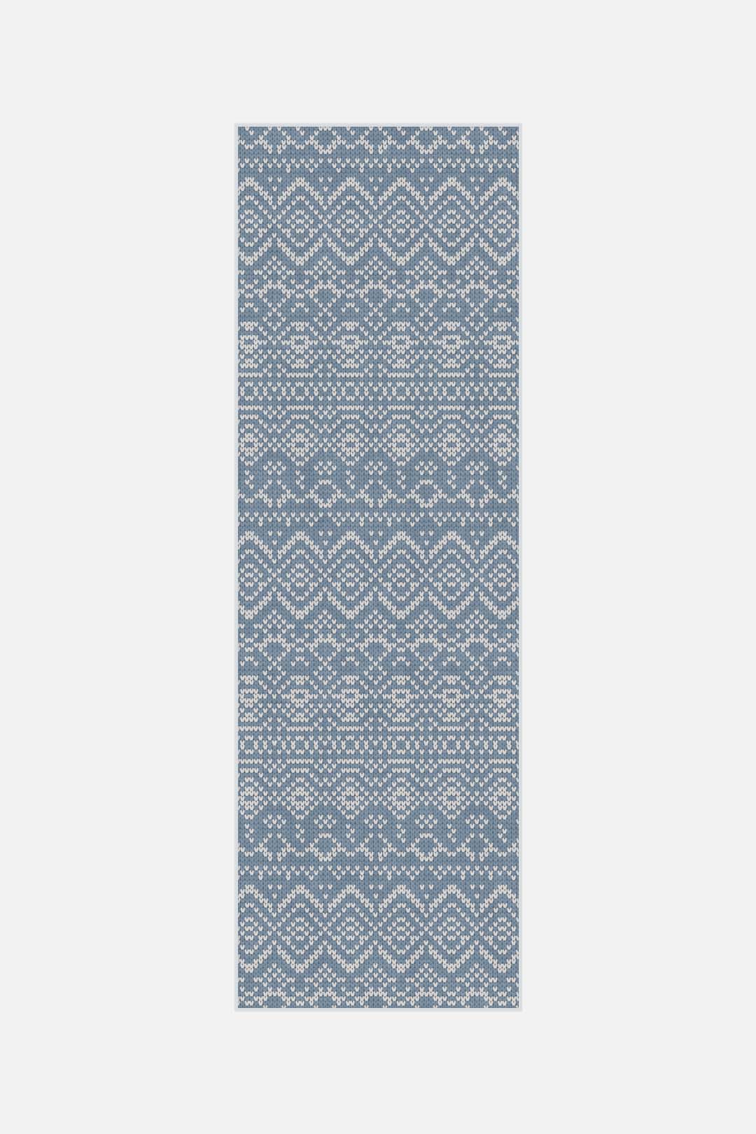 teppana-skandiliebe-frost-teppich-waschbarer-teppich-grau-silber-geometrisch image 5