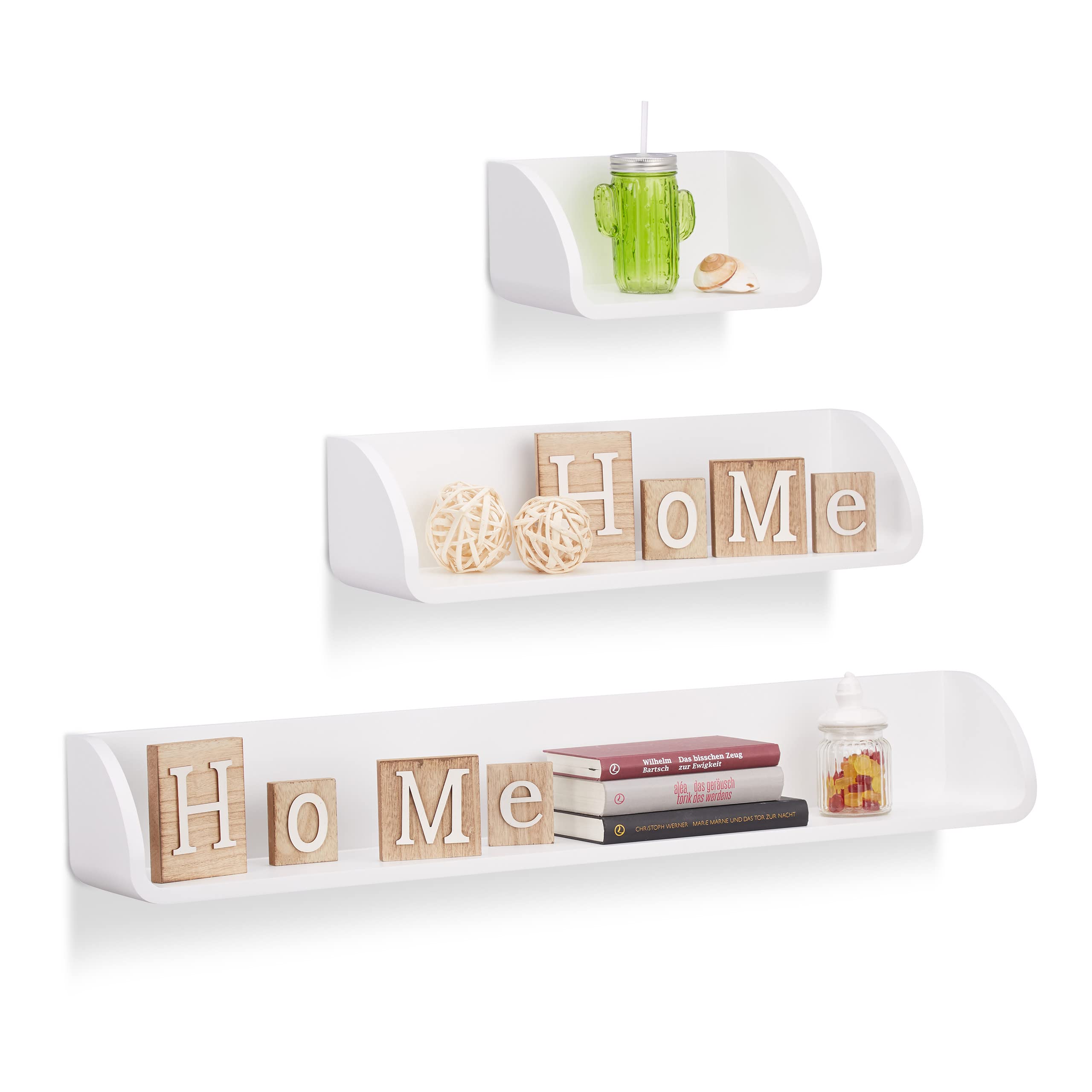 relaxdays-wandregal-3er-set-wei-17-cm-tiefe-schweberegal image 1