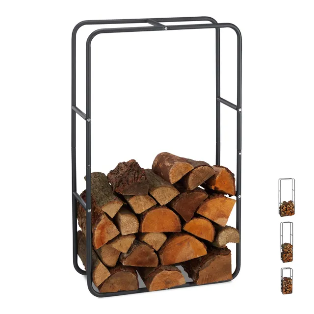 relaxdays-kaminholzregal-stahl-100-x-60-cm-anthrazit-stapelhilfe image 1