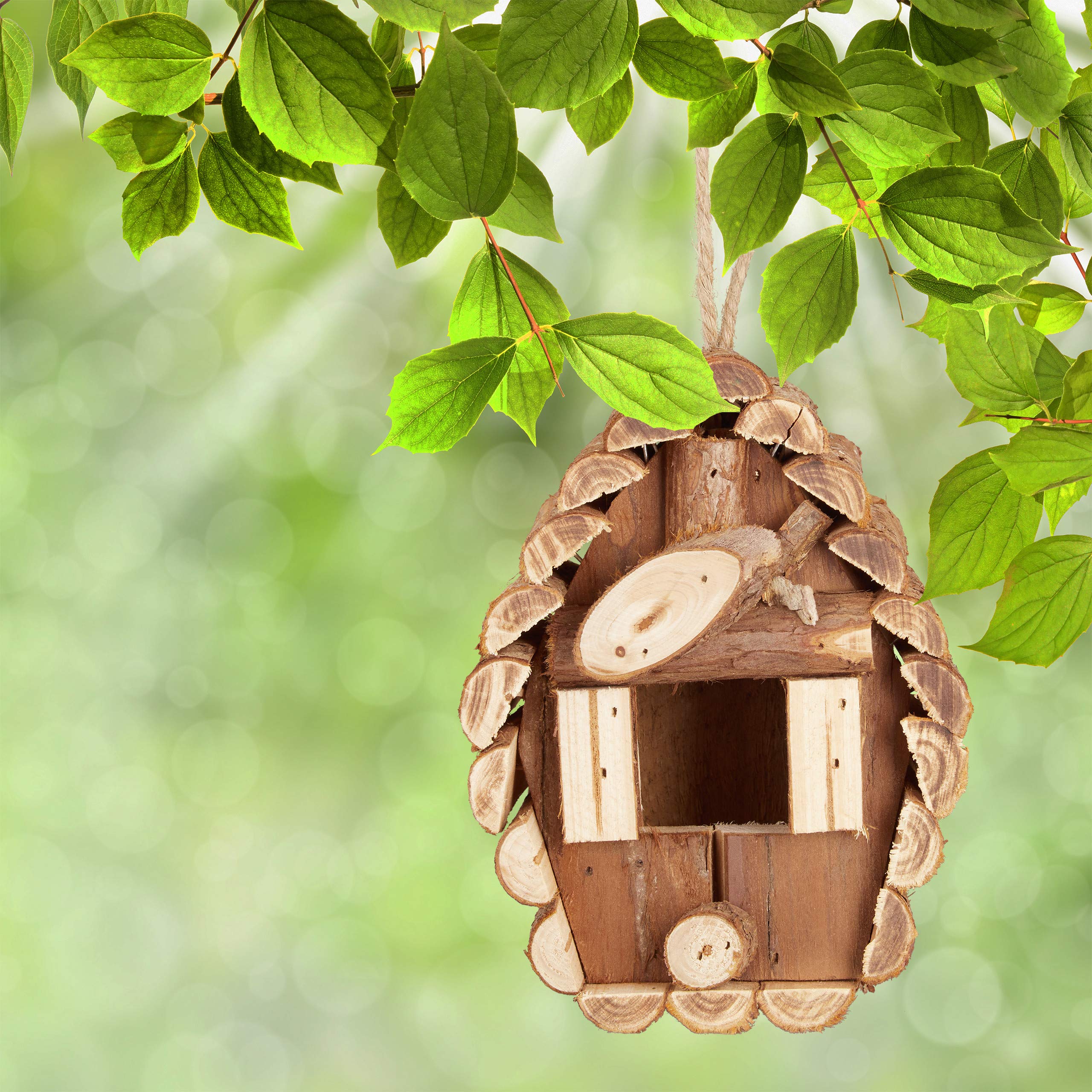 relaxdays-mini-vogelhaus-zum-aufh-ngen-holz-natur-unbehandelt image 2