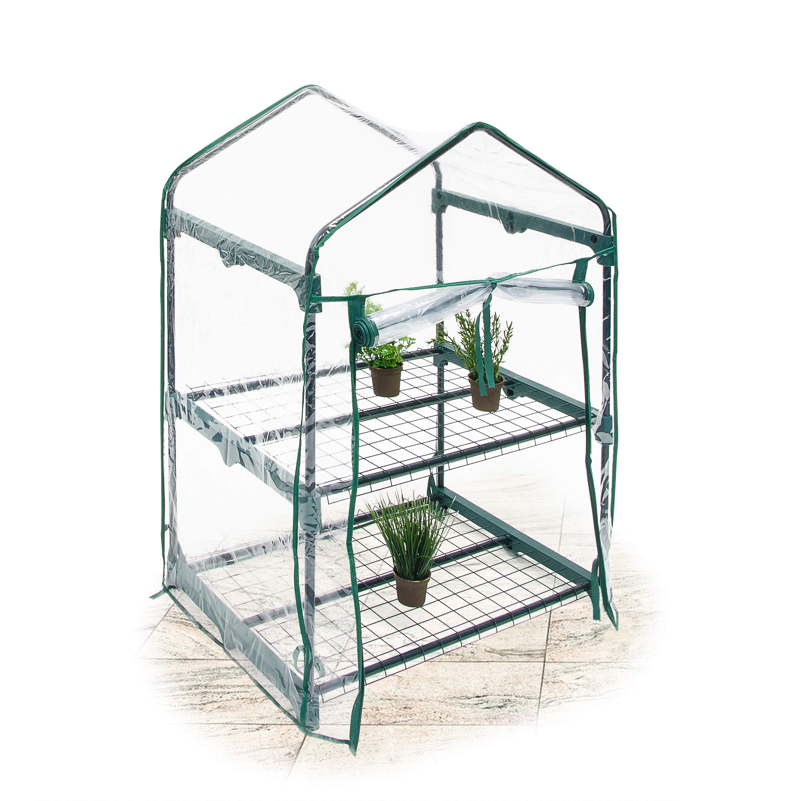 relaxdays-anzucht-gew-chshaus-mit-4-ablagen-156-x-70-x-50-cm-transparent image 7