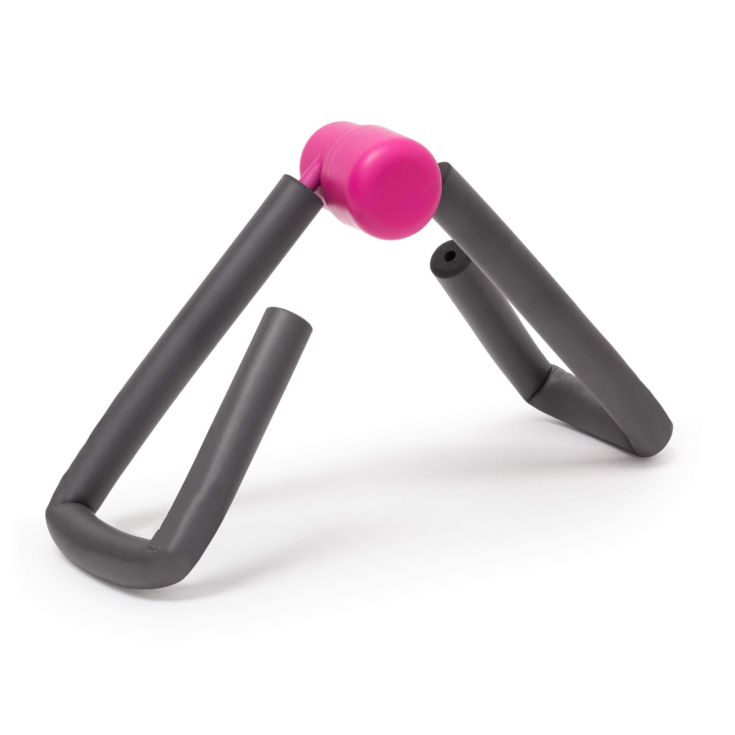 relaxdays-oberschenkeltrainer-m-grau-mit-b-geln-heimtrainer-f-r-beine-arme-brust image 1